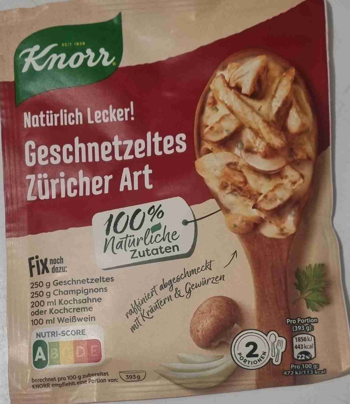 Geschnetzeltes Züricher Art