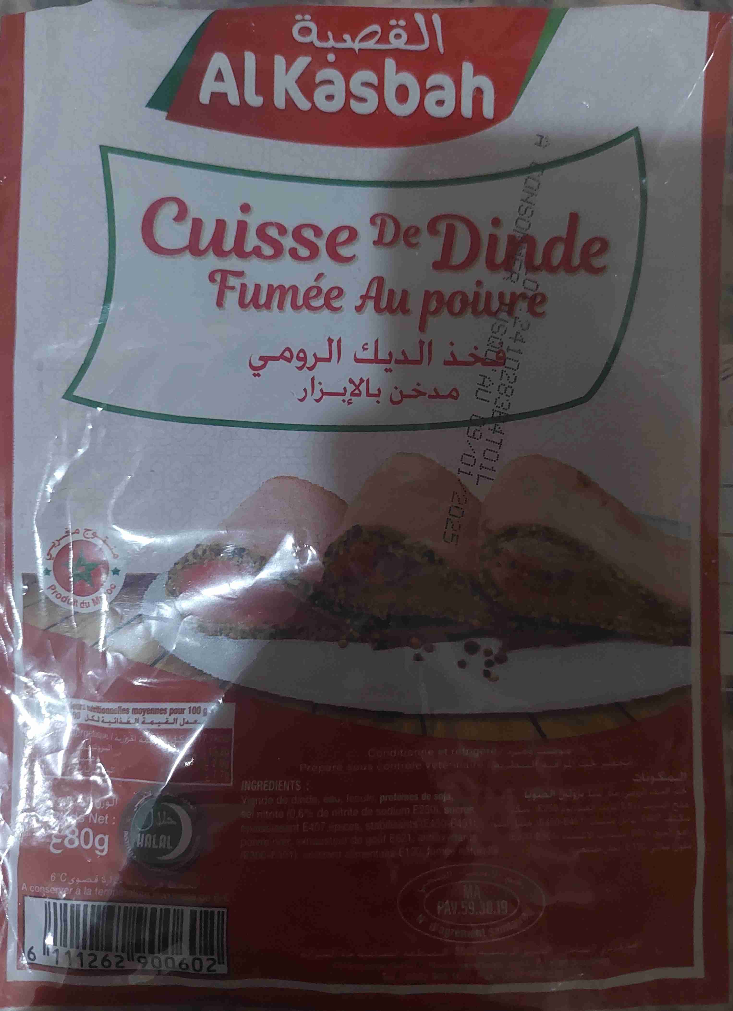 Cuisse de Dinde Fumée au Poivre