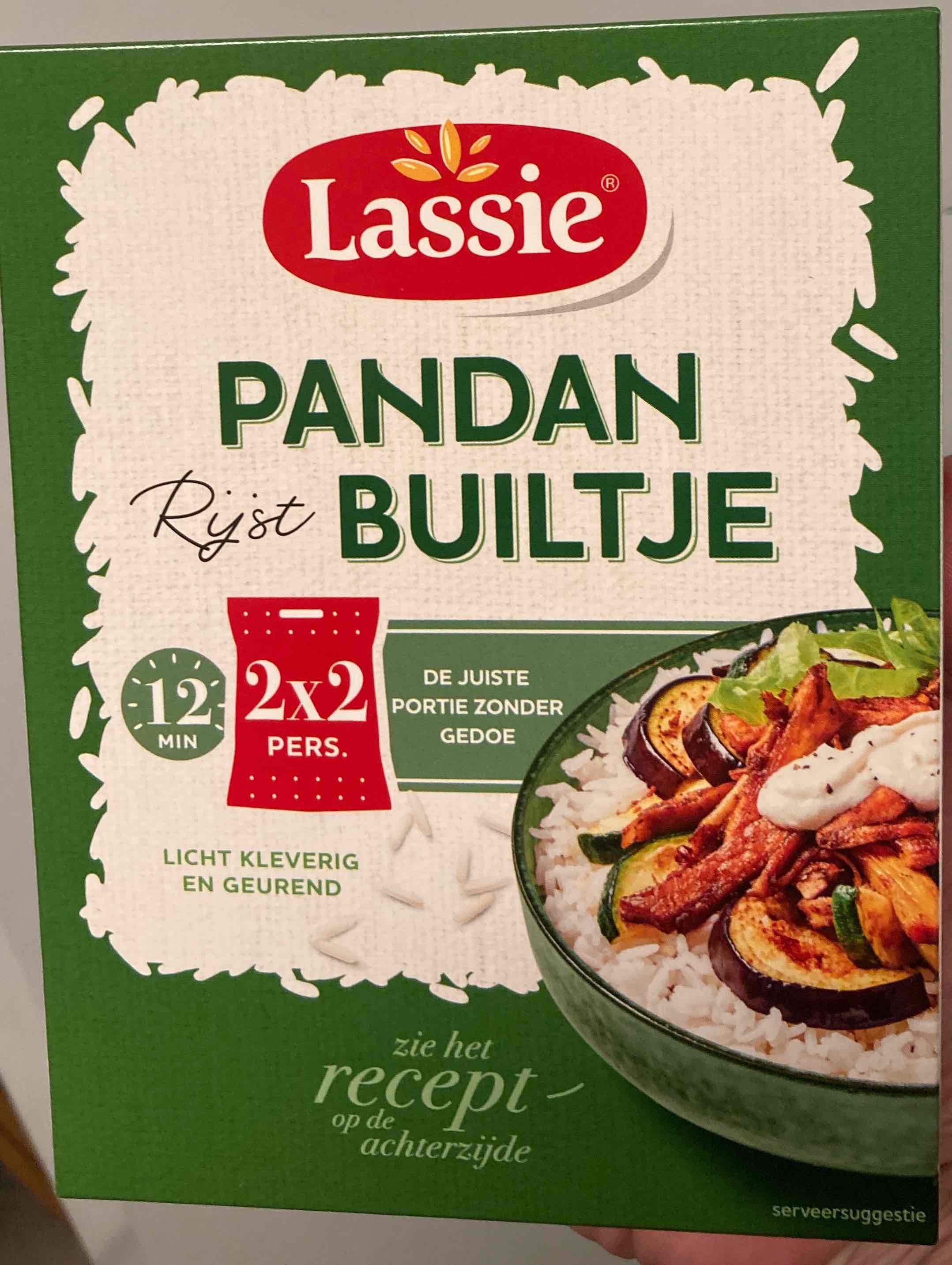 Pandan rijst builtje