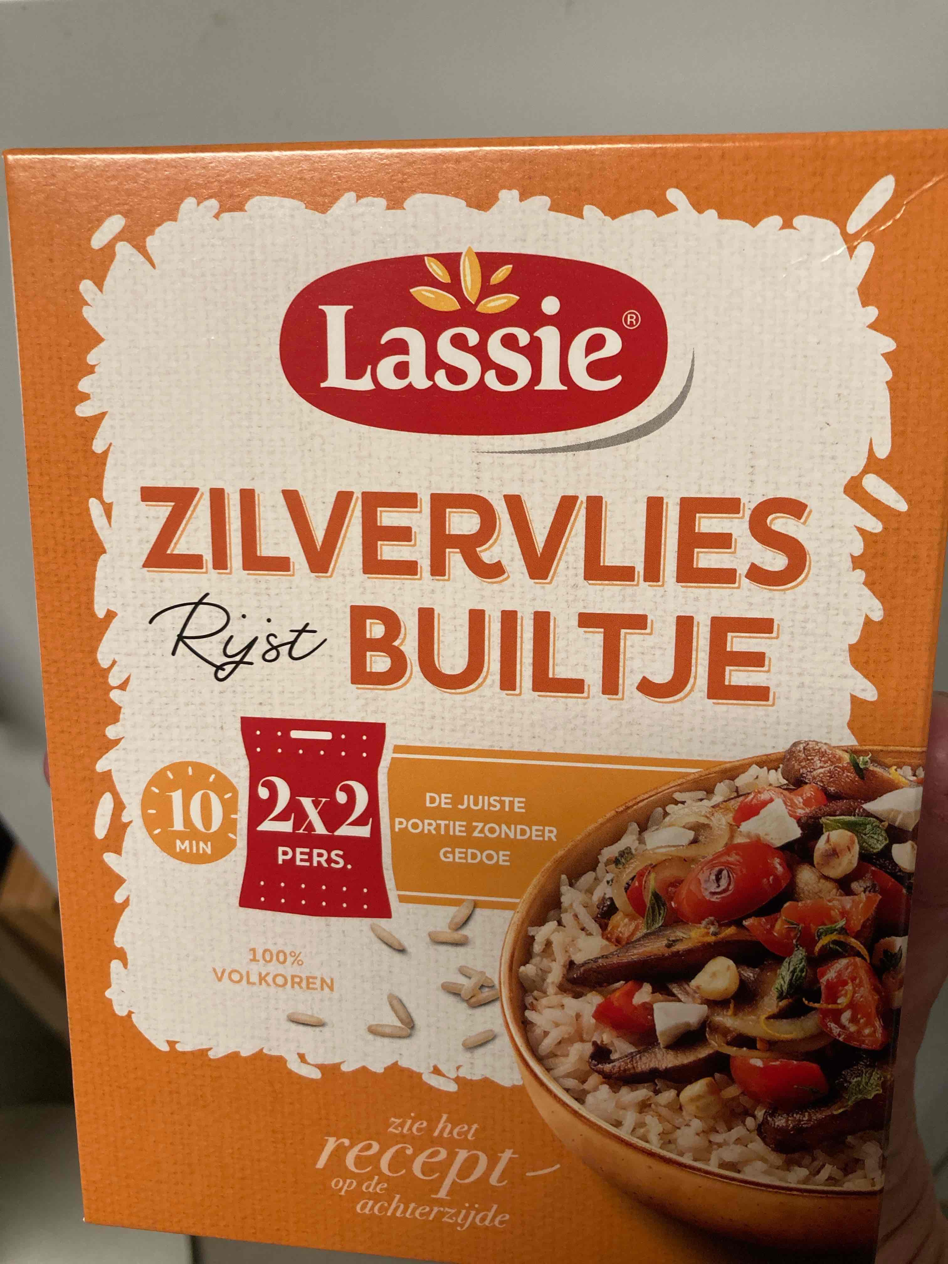 Zilvervlies rijst builtje