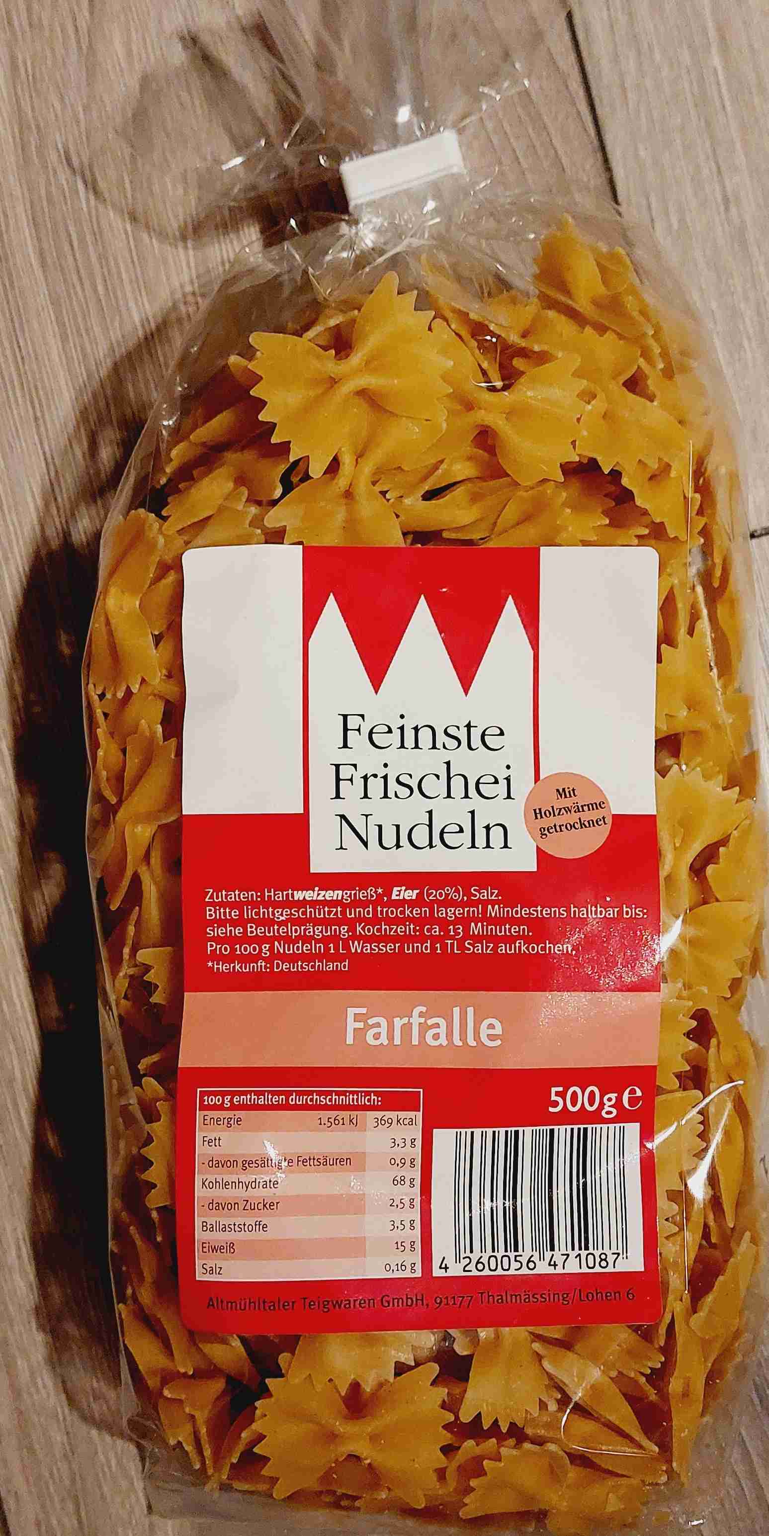 Feinste Frischei Nudeln