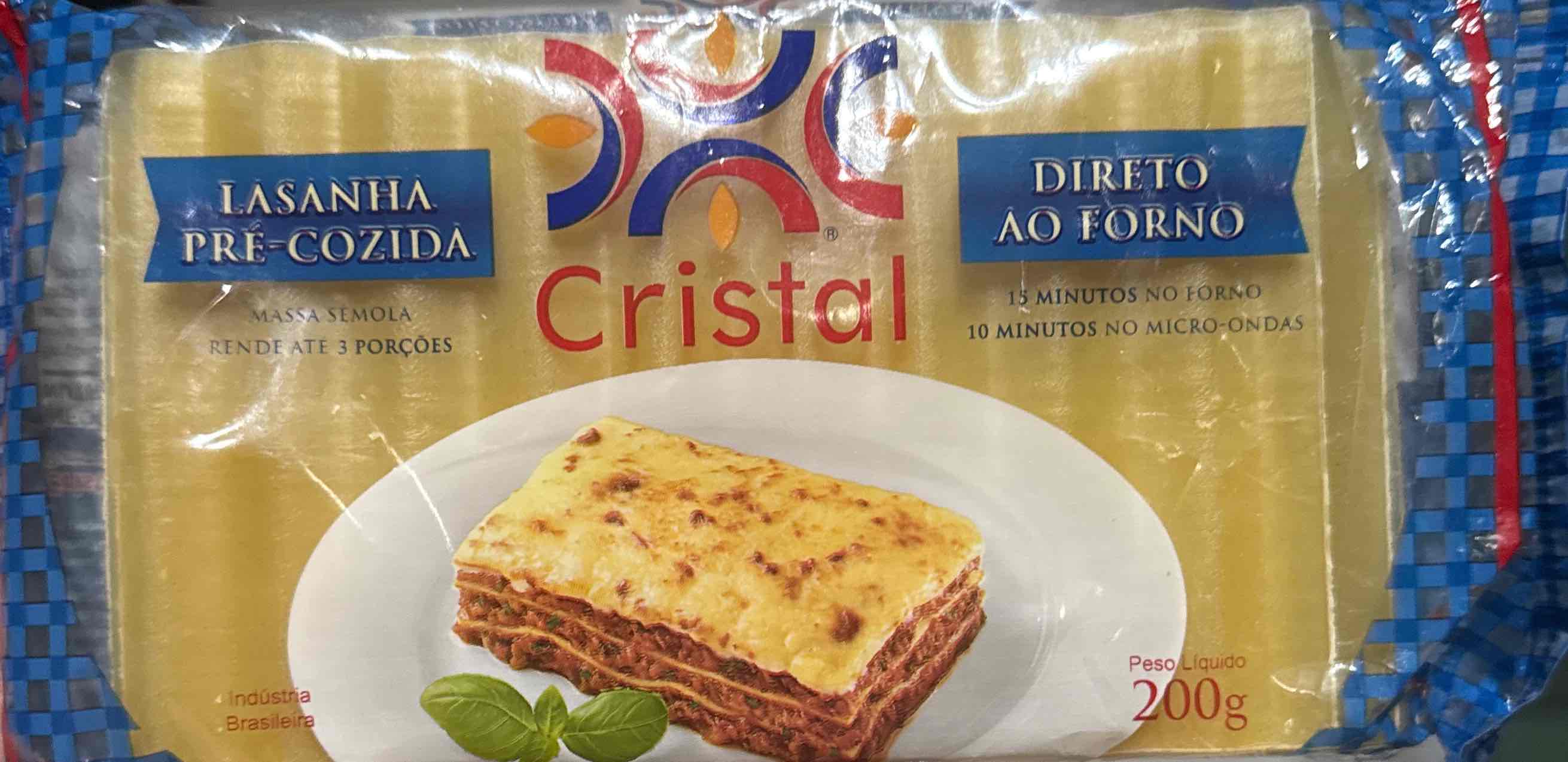Massa lasanha pre cozida
