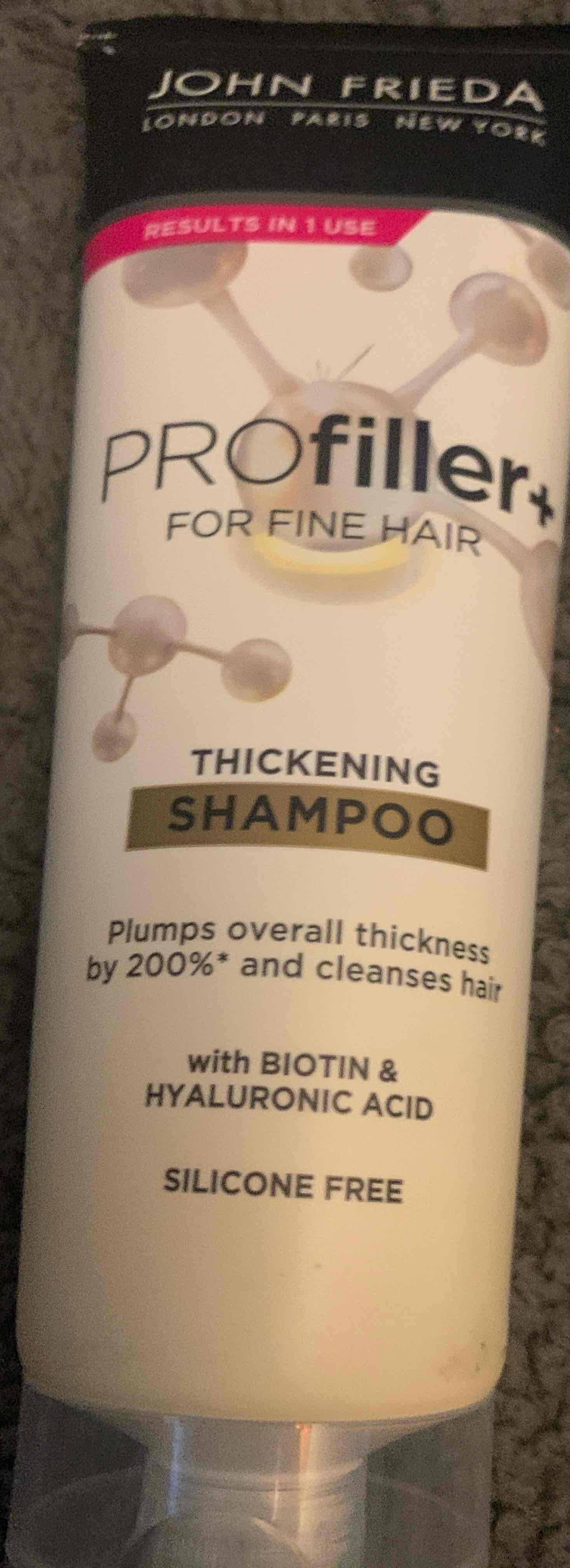 Profiller+ thickening shampoo