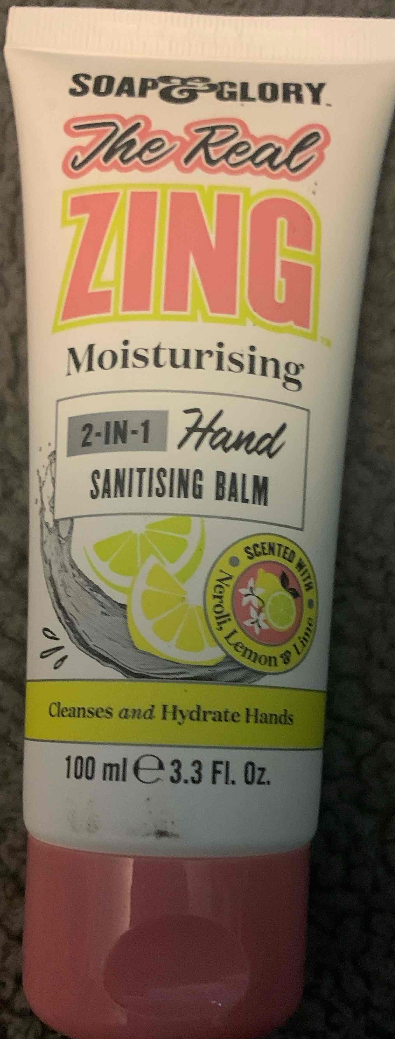 The real zing sanitising balm