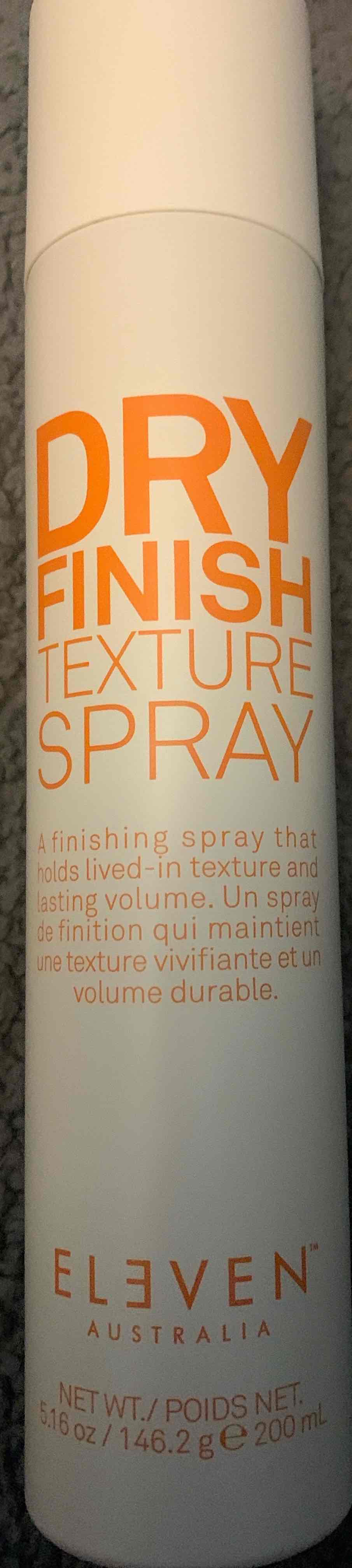 Dry finish texture spray