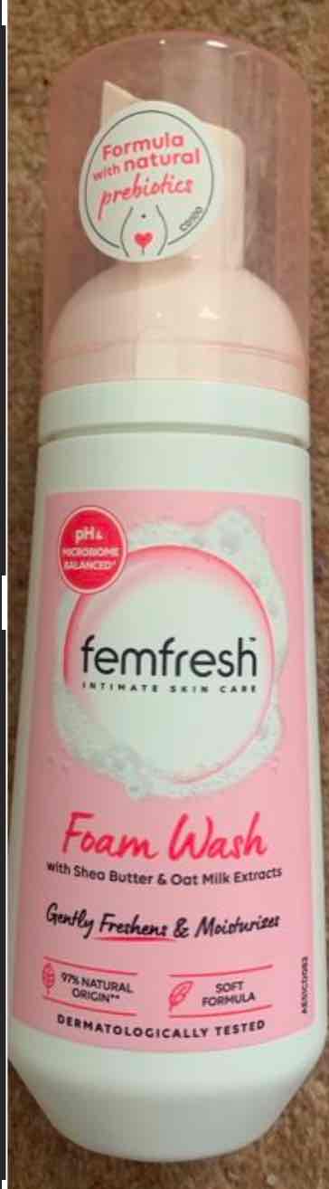Femfresh foam wash