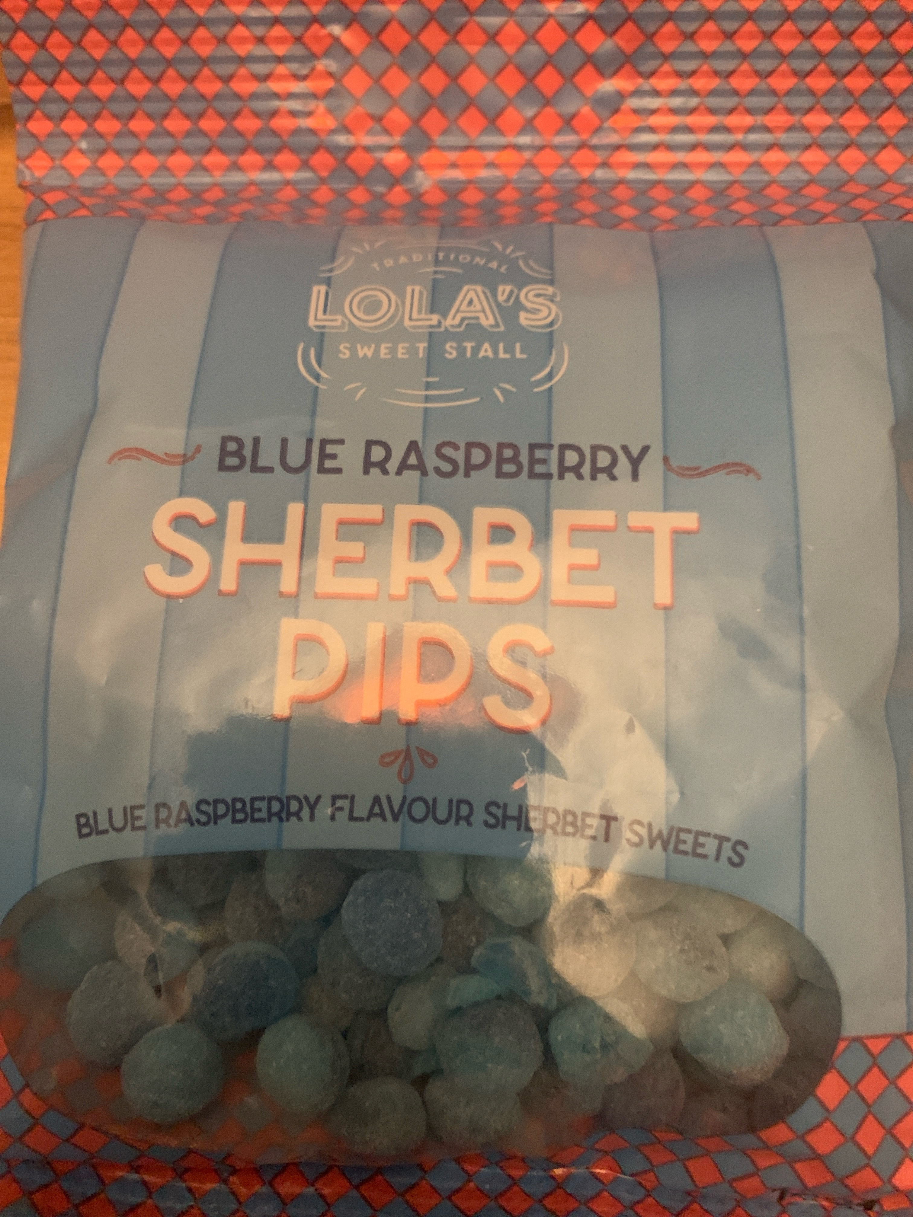 Sherbet pips blue raspberry