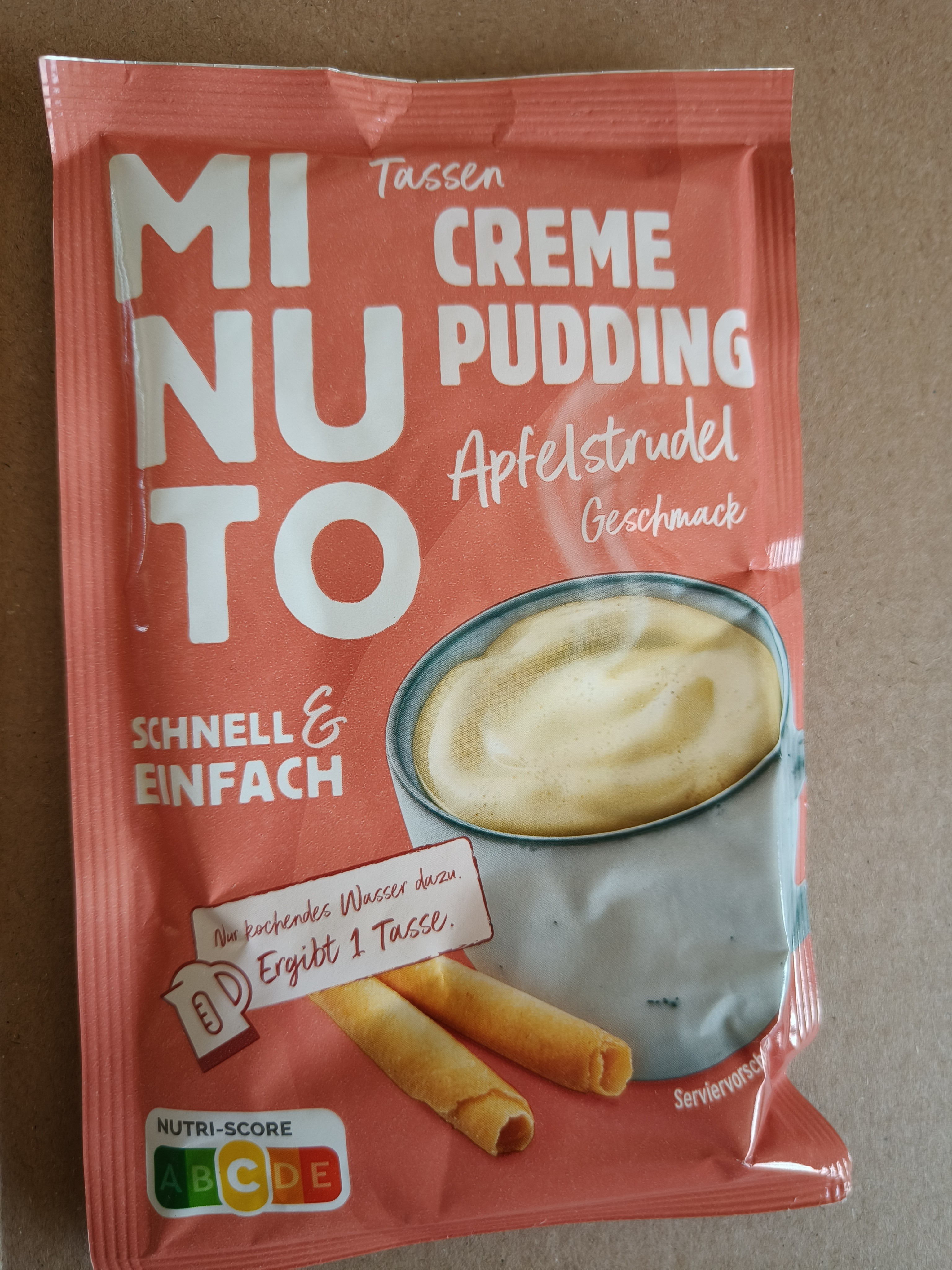 Tassen Creme Pudding Apfelstrudelgeschmack
