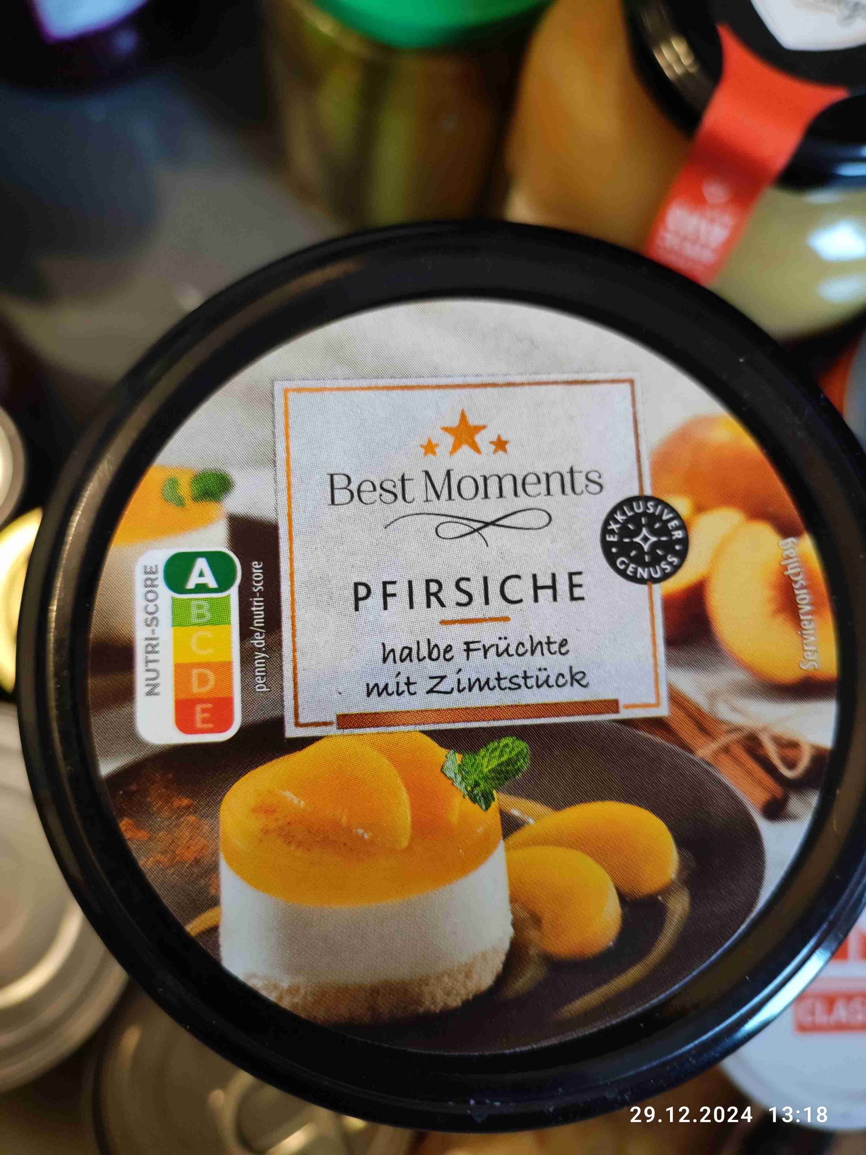 Pfirsiche mit Zimt