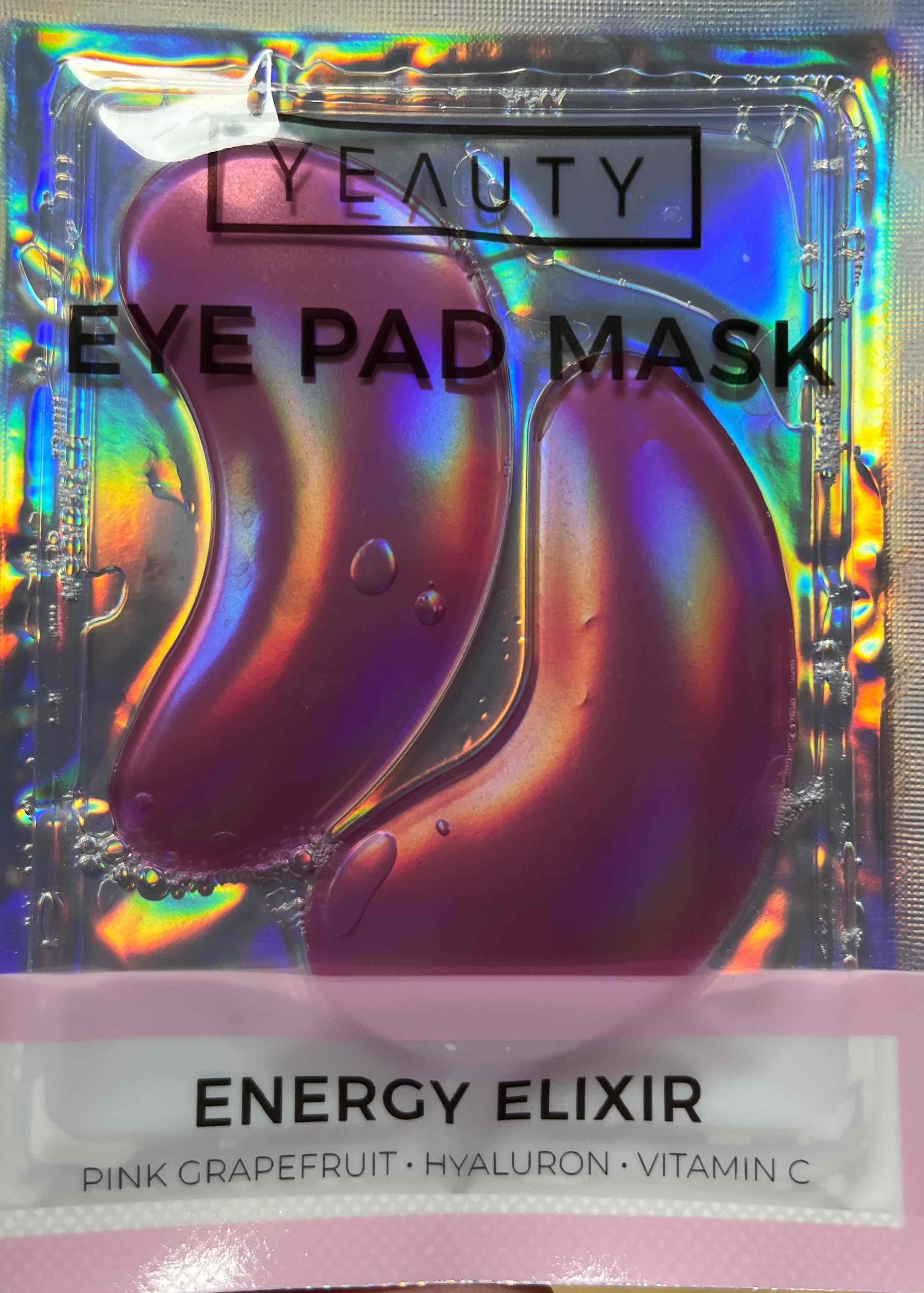 Energy Elexir eye pad mask