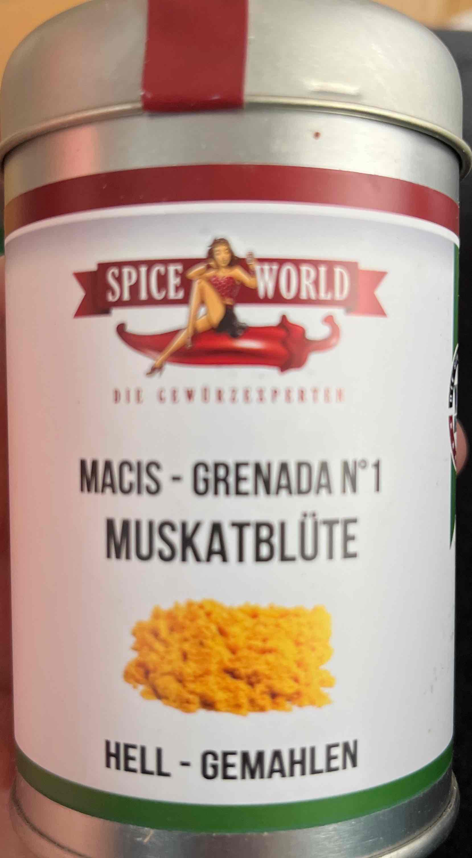 Muskatblüte gemahlen hell