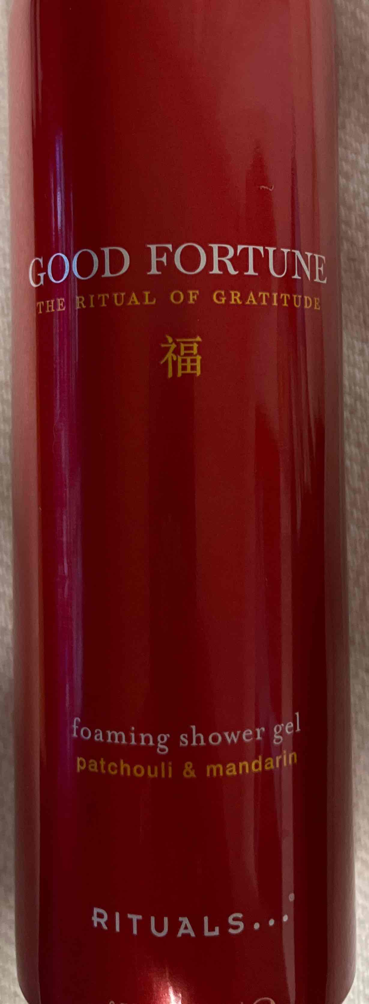 Good Fortune foaming shower gel