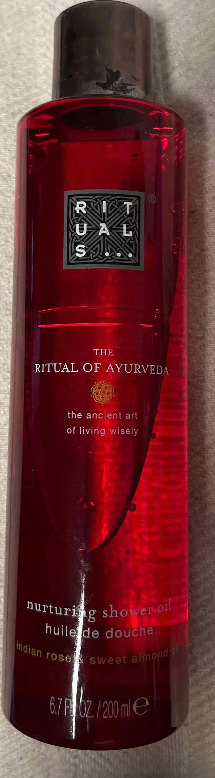 Nuturing shower oil ayurveda