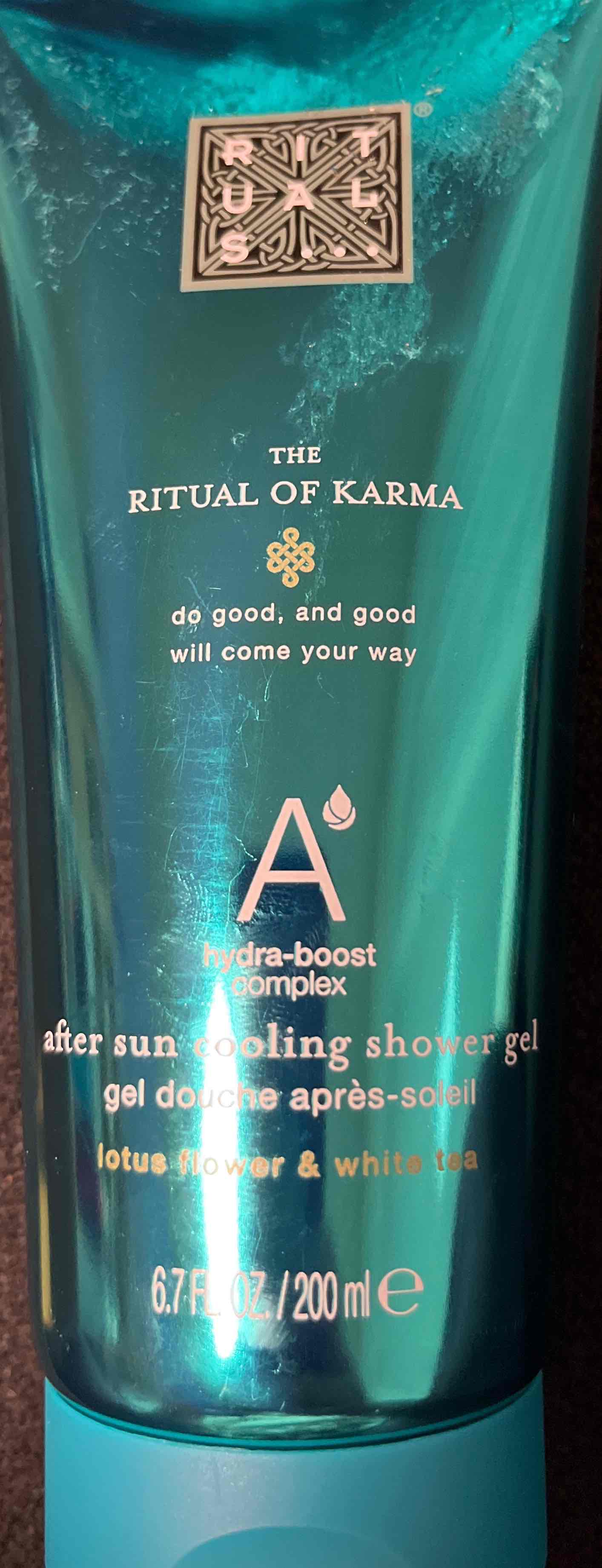After sun cooling shower gel karma