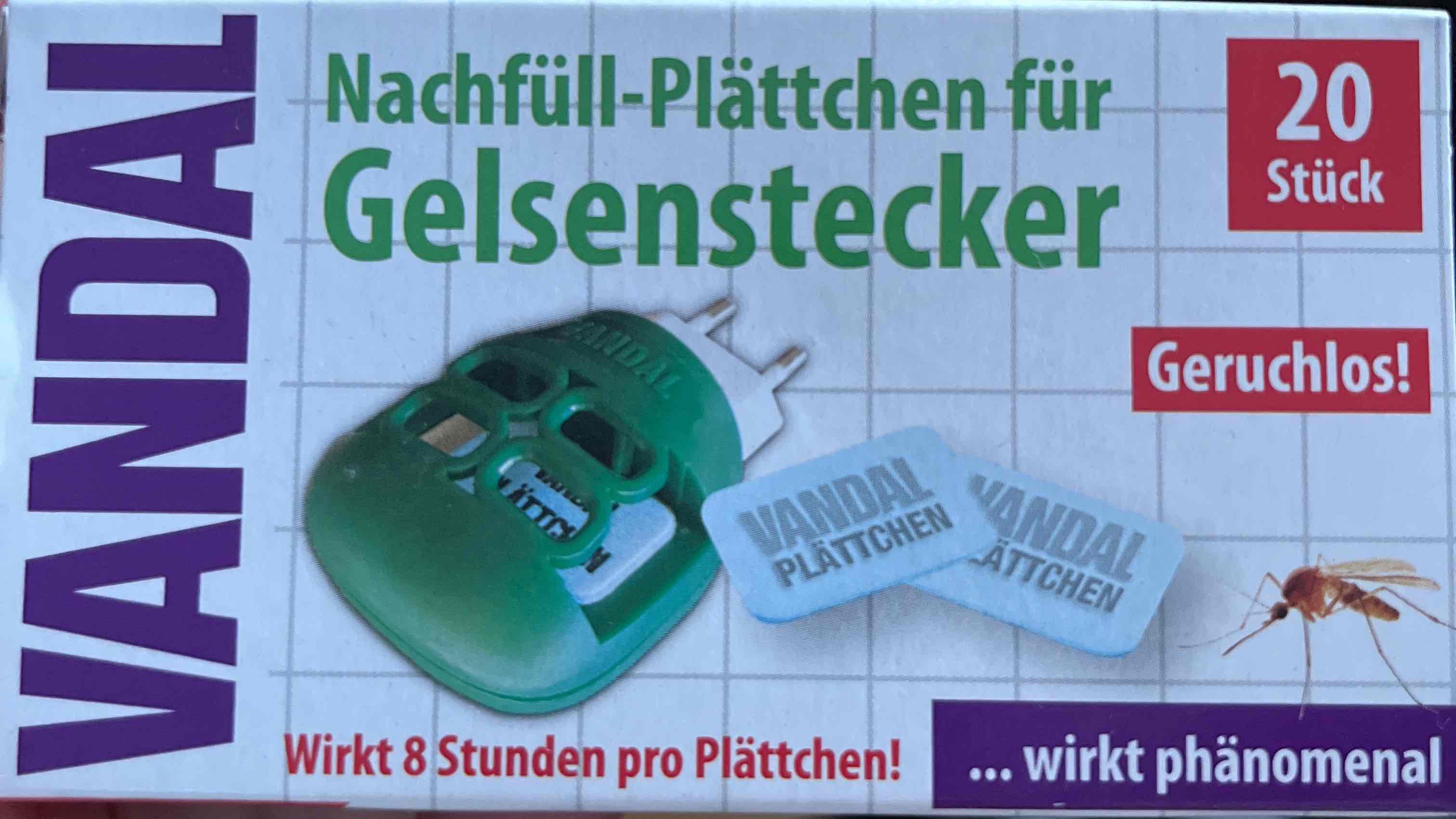 Nachfüll Plättchen für Gelsenstecker