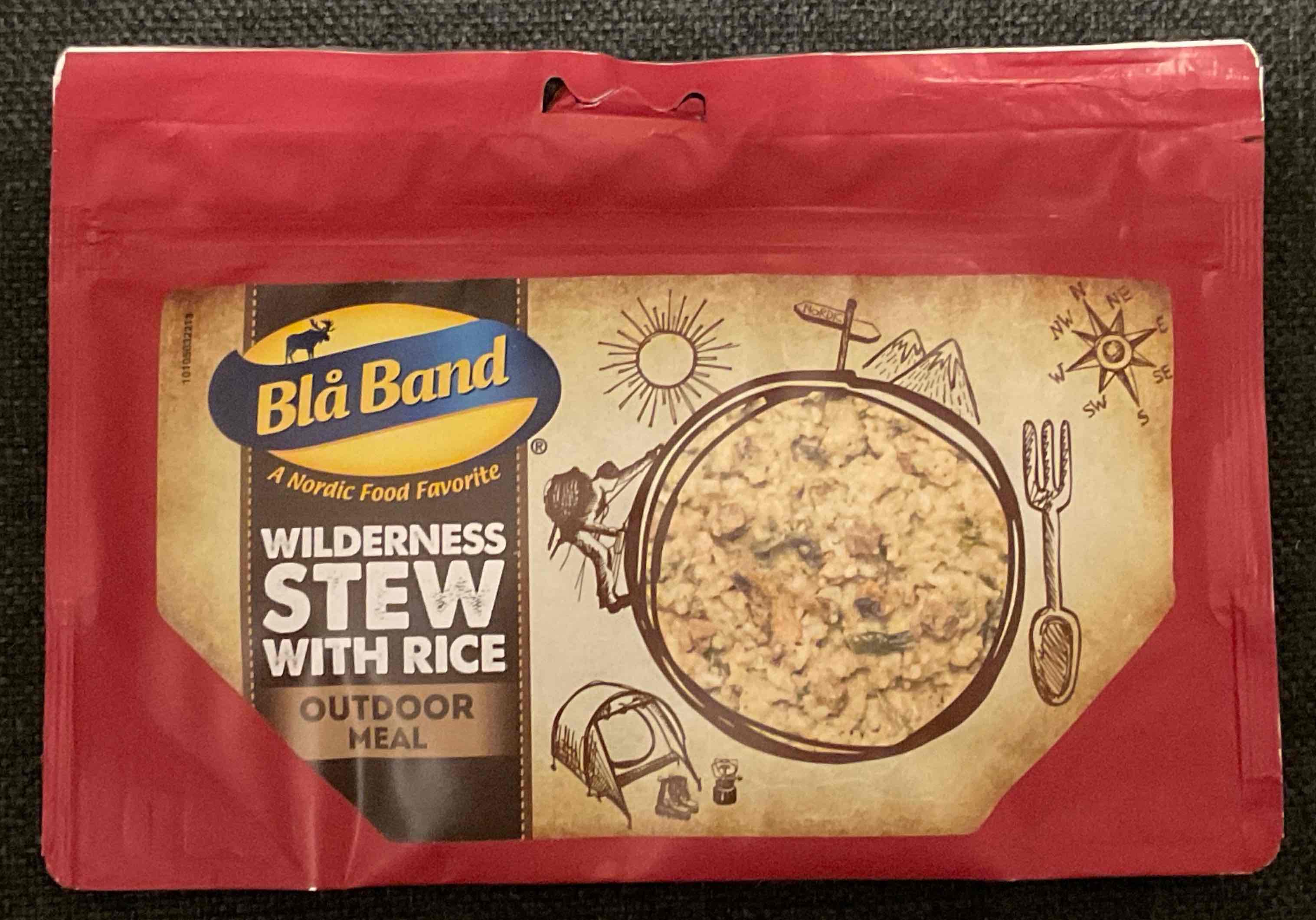 Wilderness stew with rice