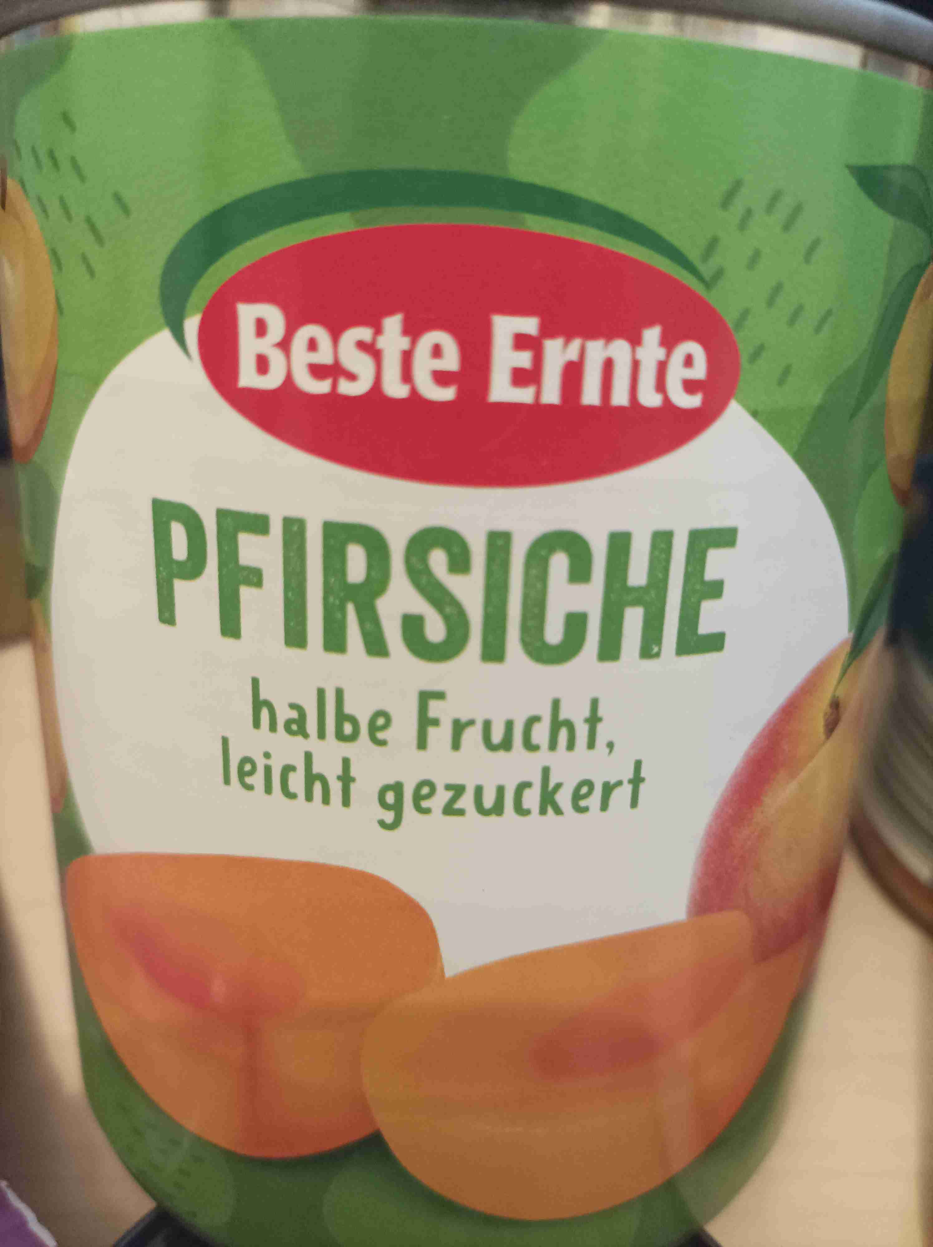 Pfirsiche, halbe Frucht 