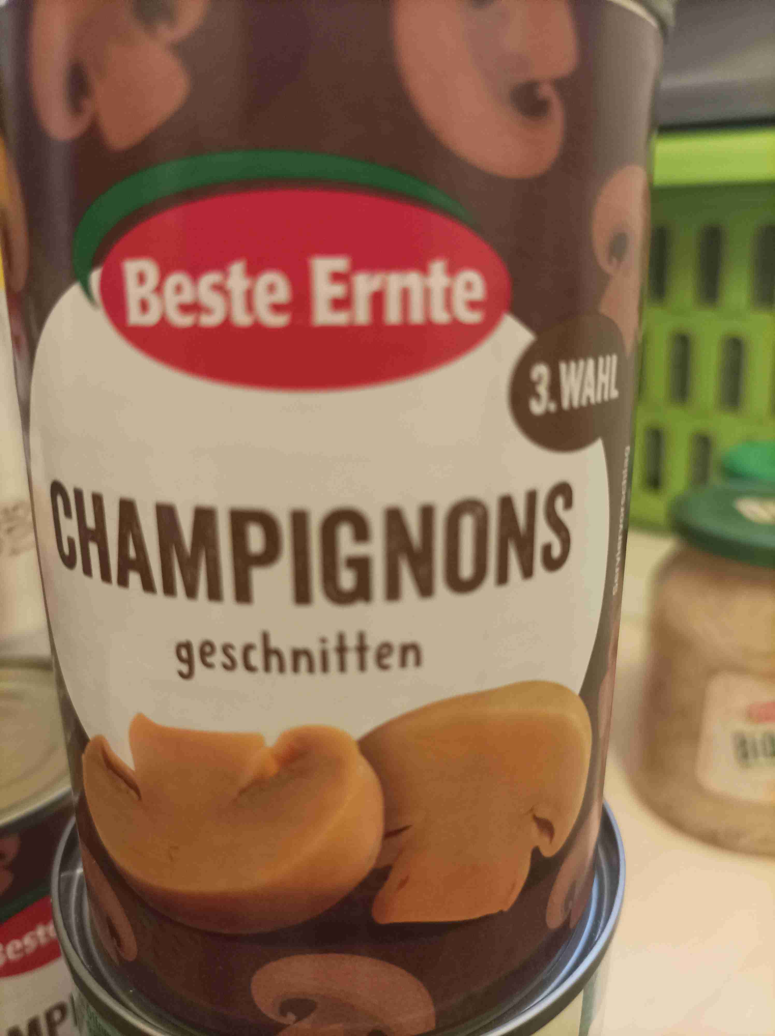 Champignons, geschnitten 