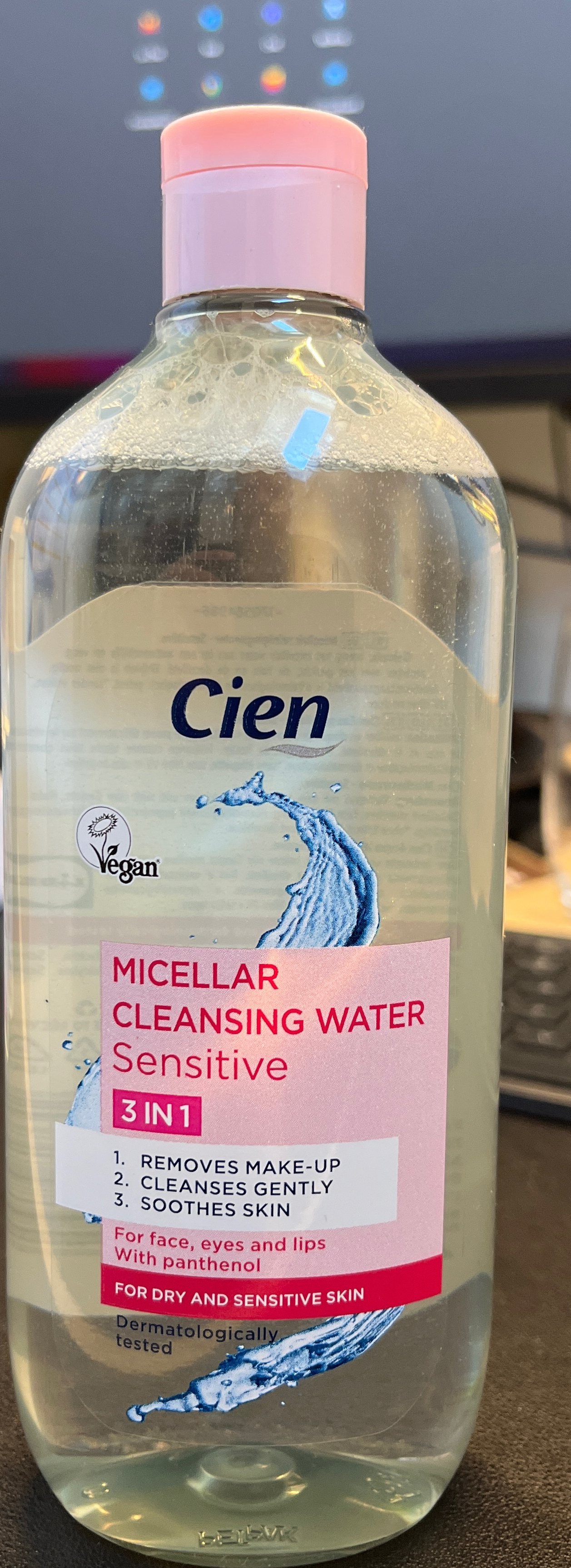 Micelair cleansing water