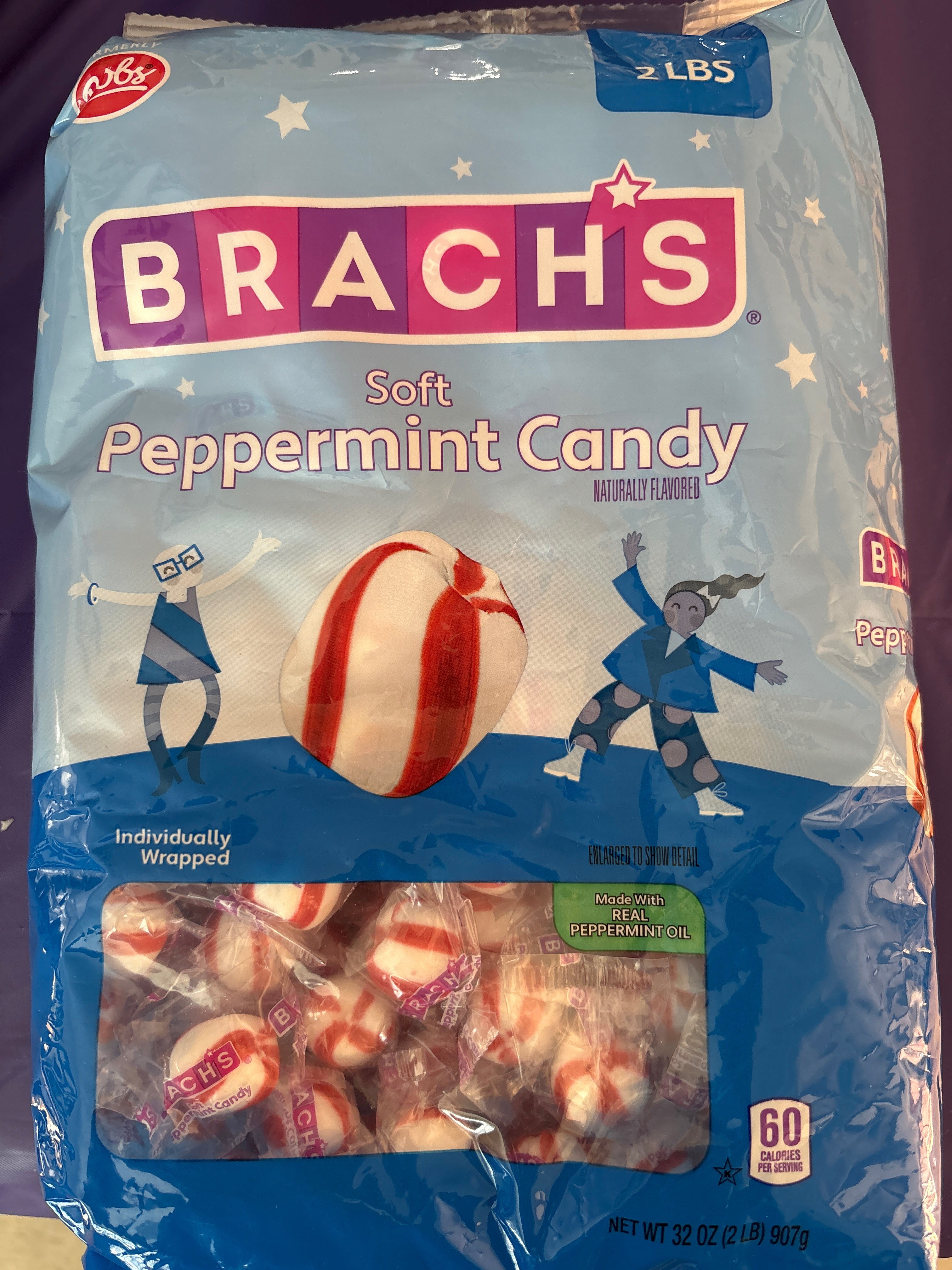 Soft peppermint candy