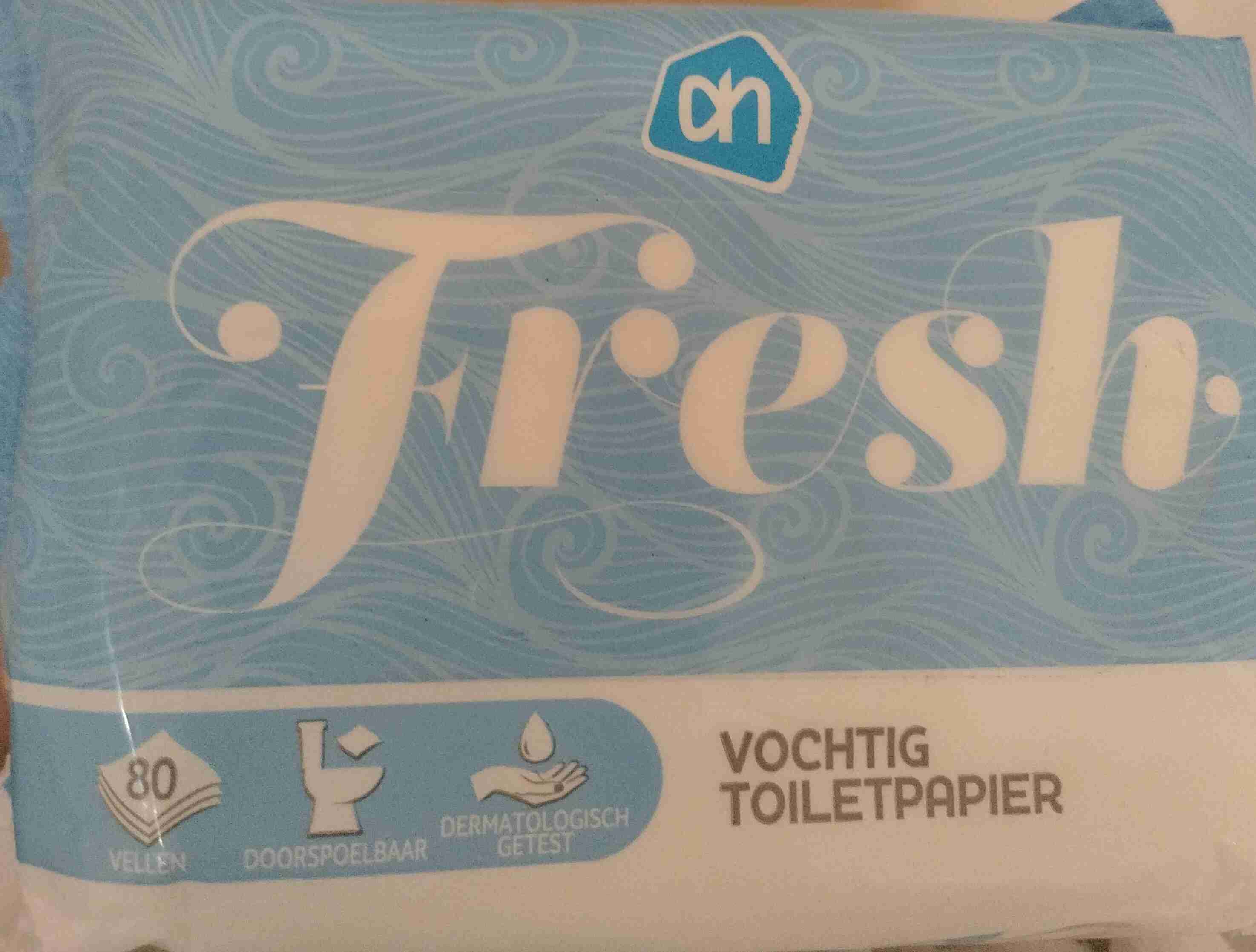 Vochtige toilet papier 