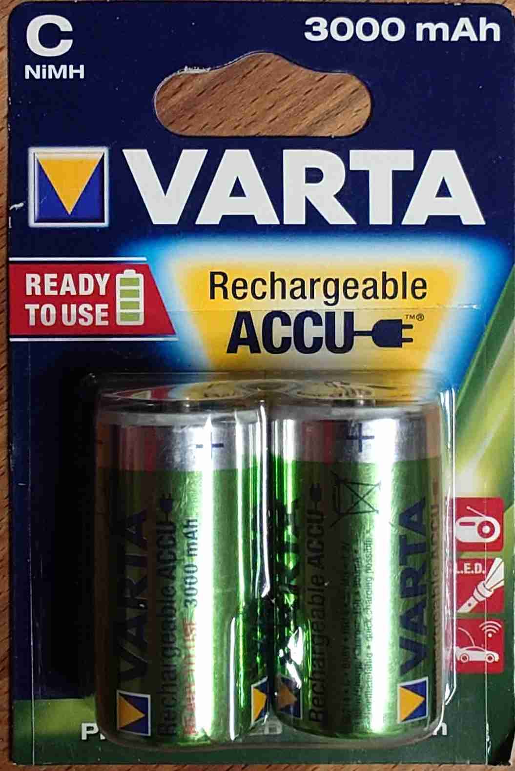 Batterien C - Wiederaufladbar