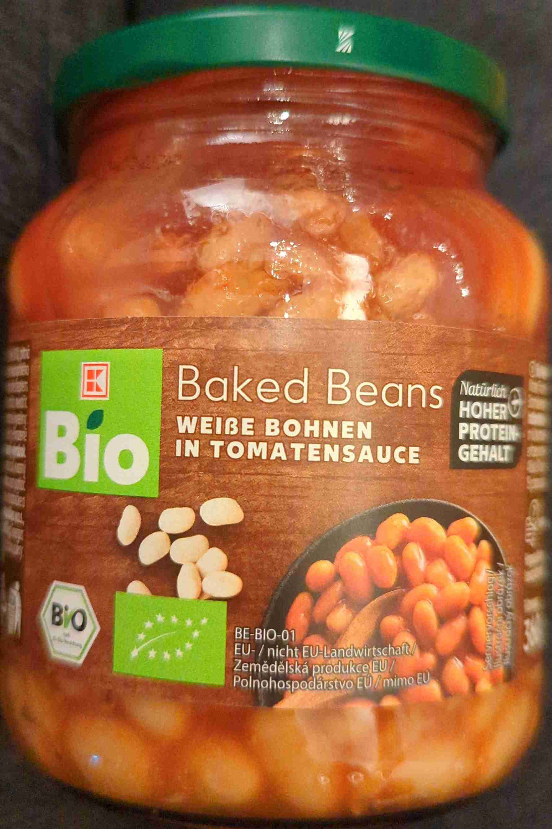 Backed Beans, weiße Bohnen in Tomatensoße 