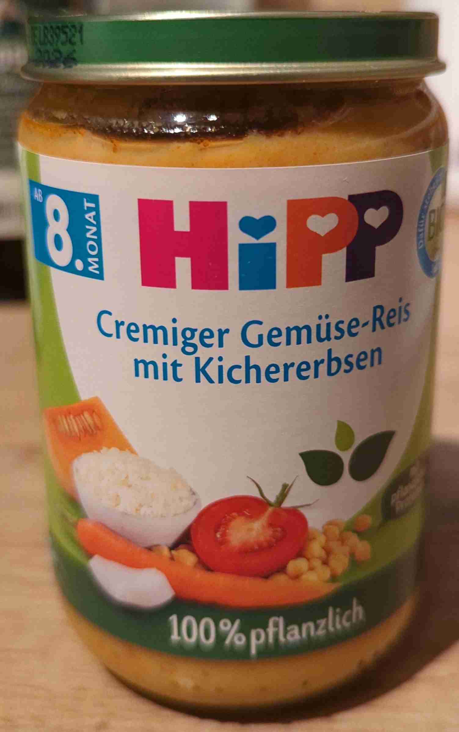 Cremiger Gemüse-Reis mit Kichererbsen 