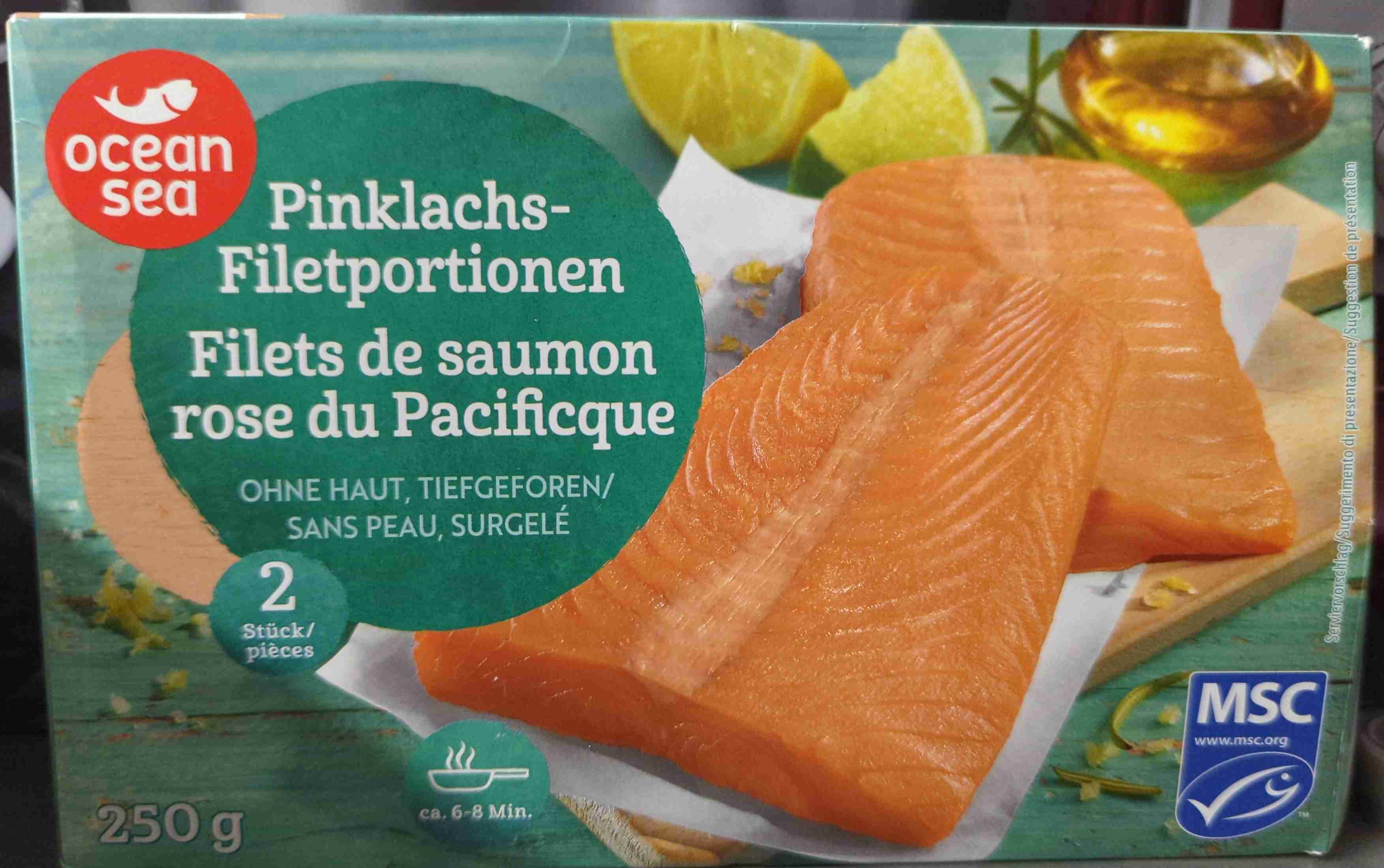 Pinklachs Filetportionen