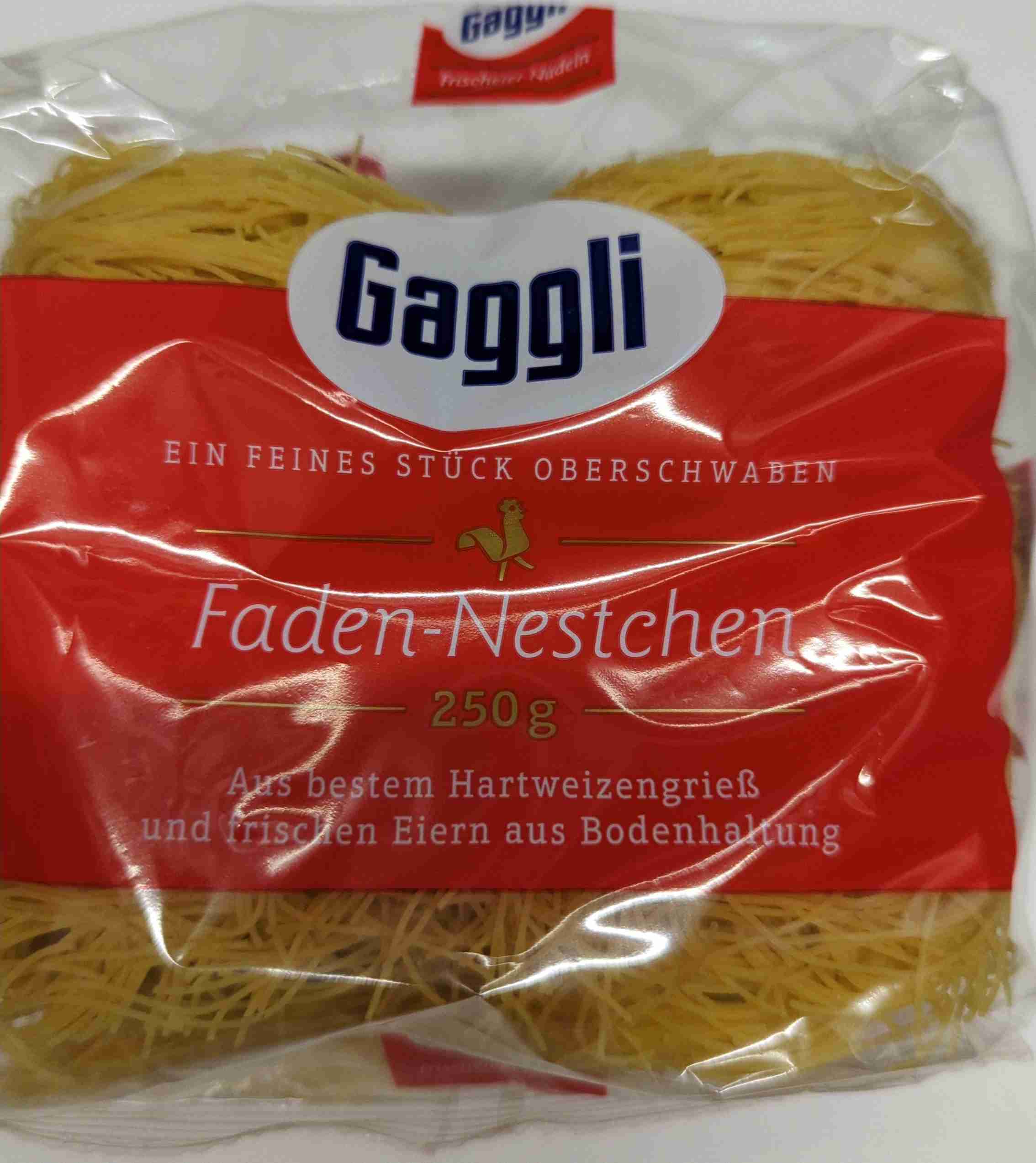 Suppennudeln / Faden-Nester
