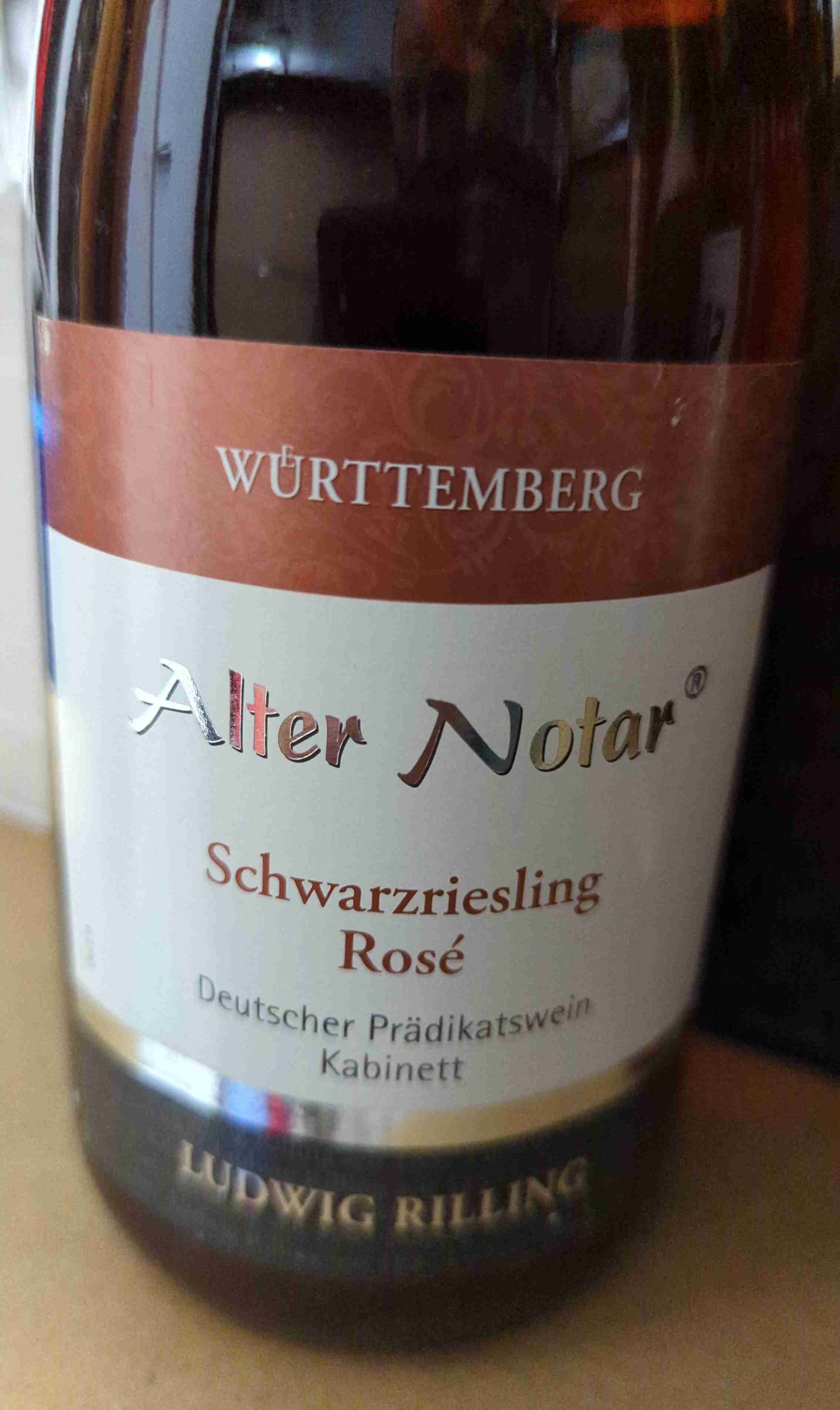 Wein - Schwarz Riesling Rosé