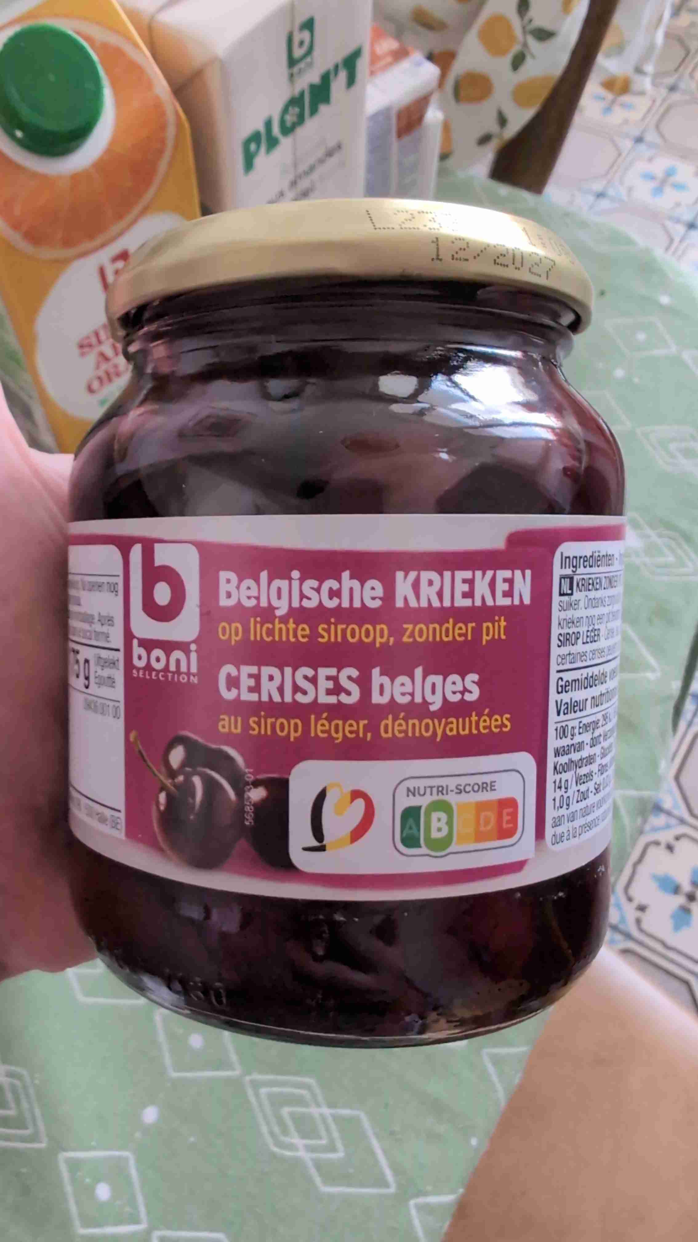 Cherries in syrup