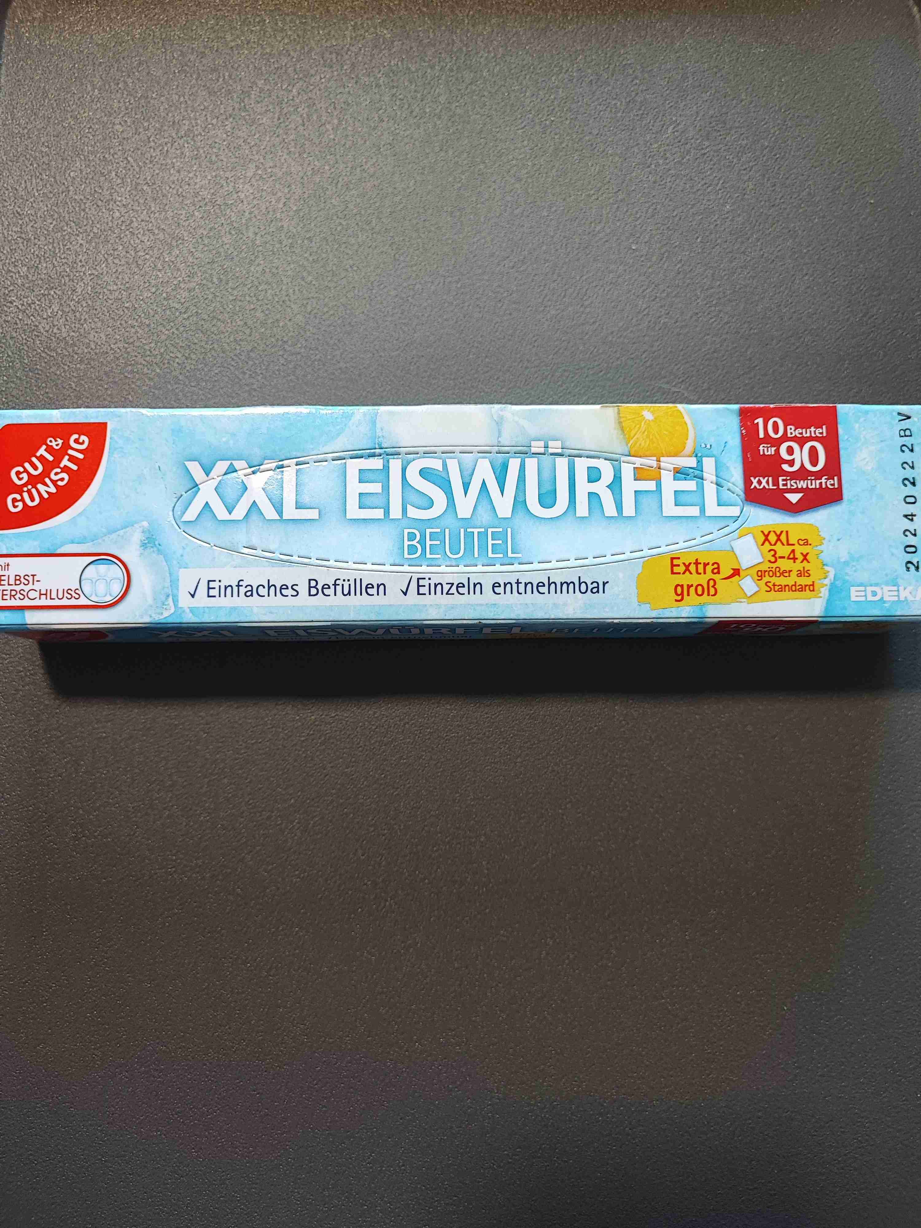 XXL Eiswürfel Beutel 