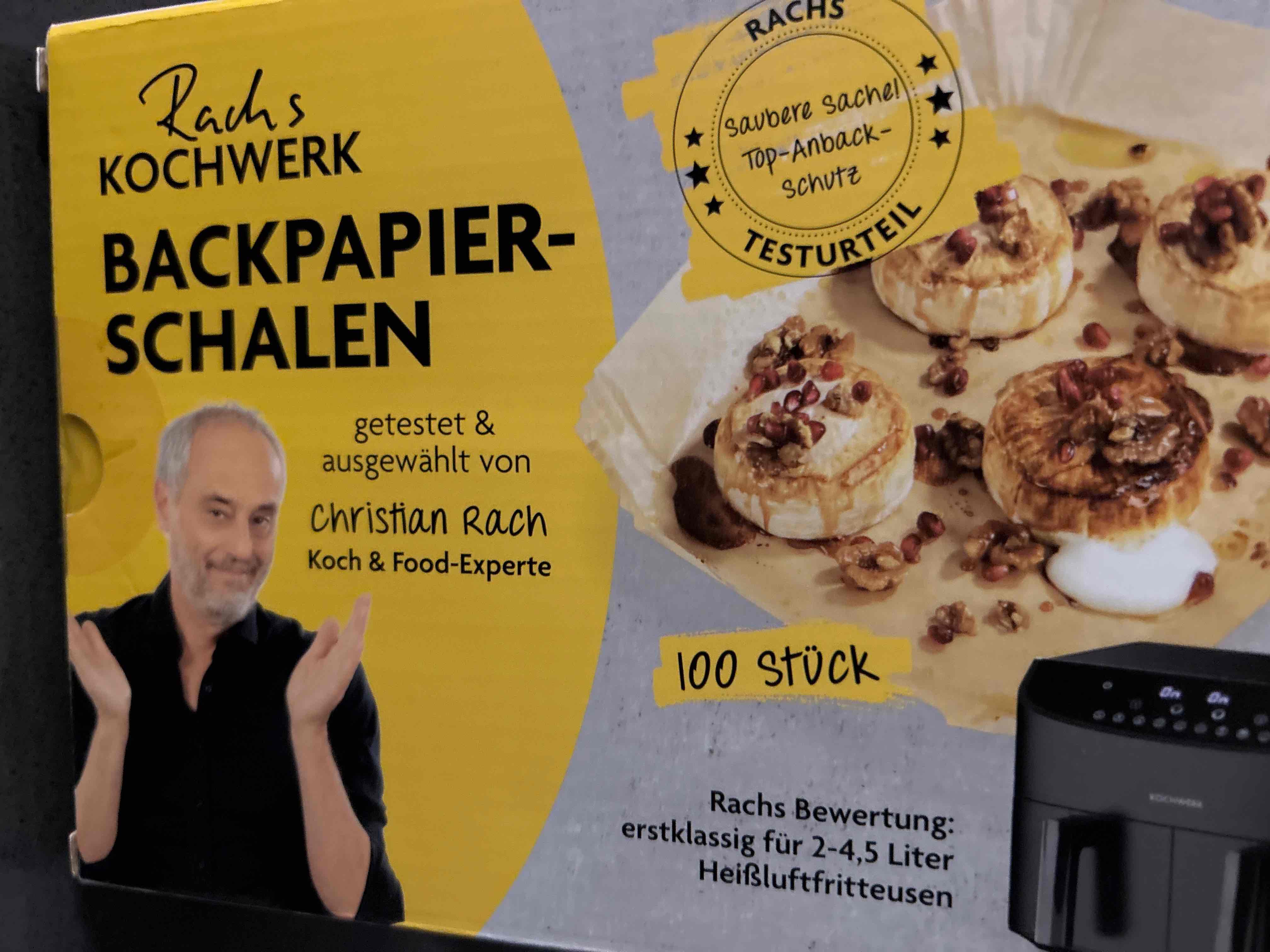 Backpapierschalen für den Airfryer