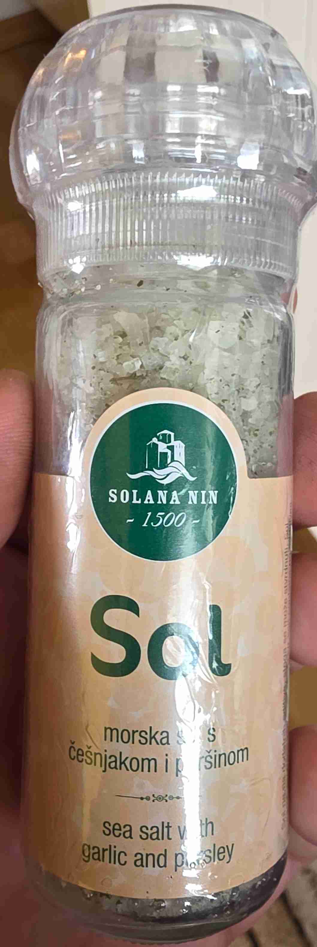 Salz knoblauch Petersilie 