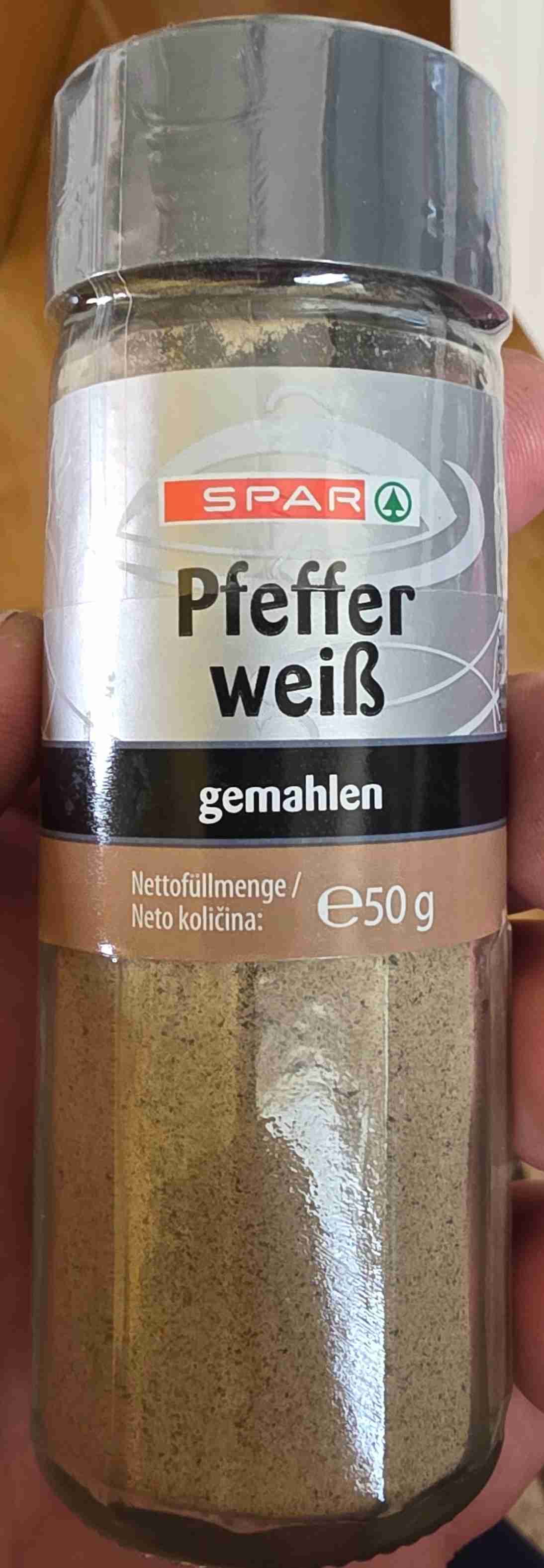 Pfeffer weiß gemahlen 