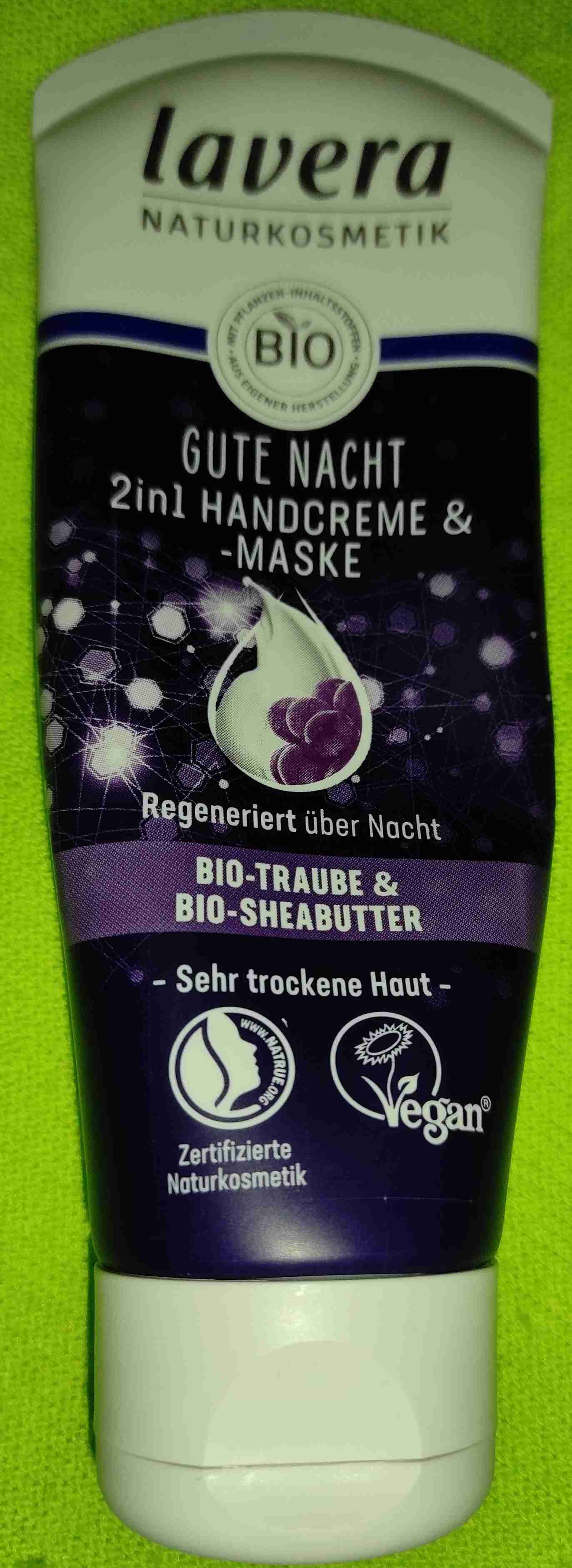 Gute Nacht 2 in 1 Handcreme und Maske 