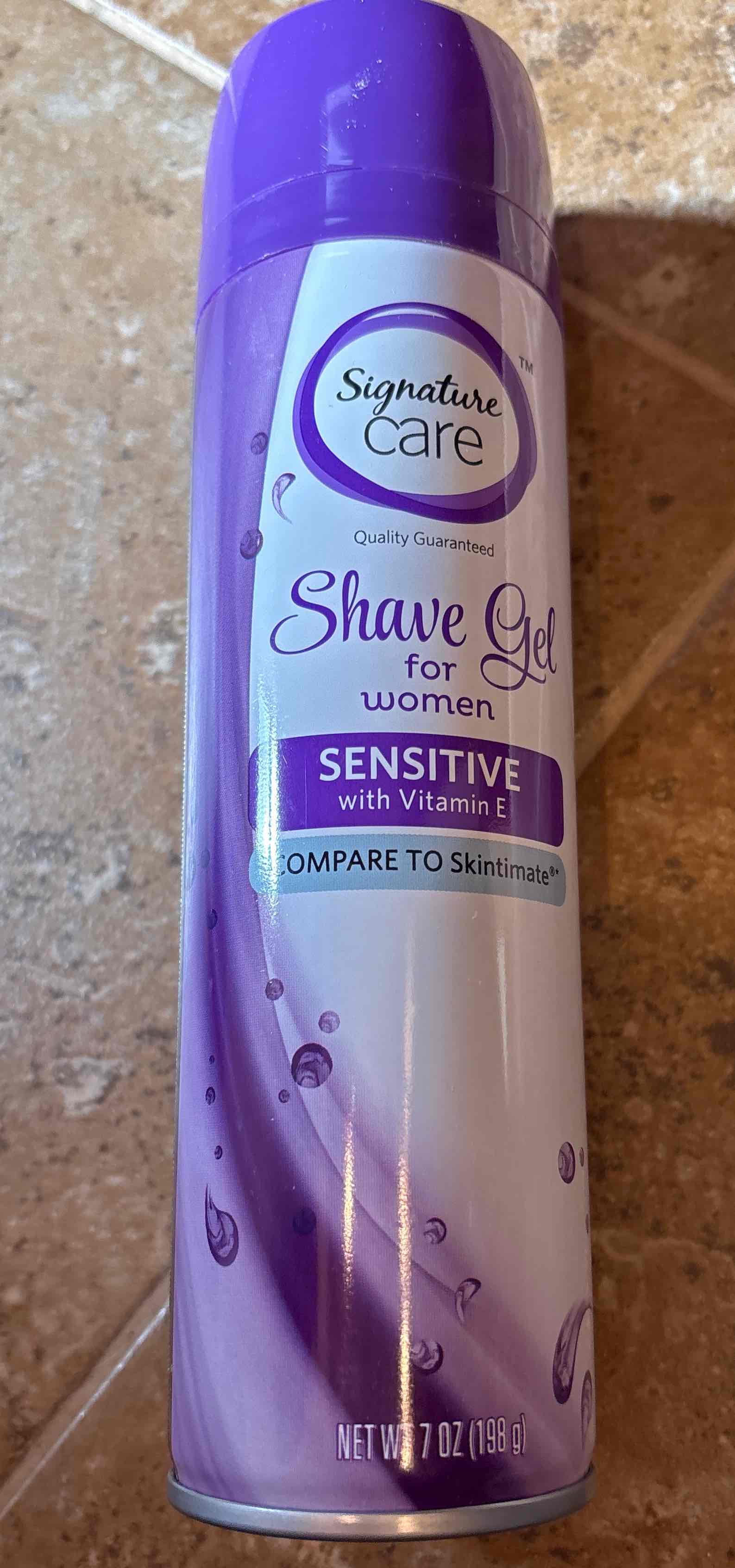 Sensitive skin shave gel