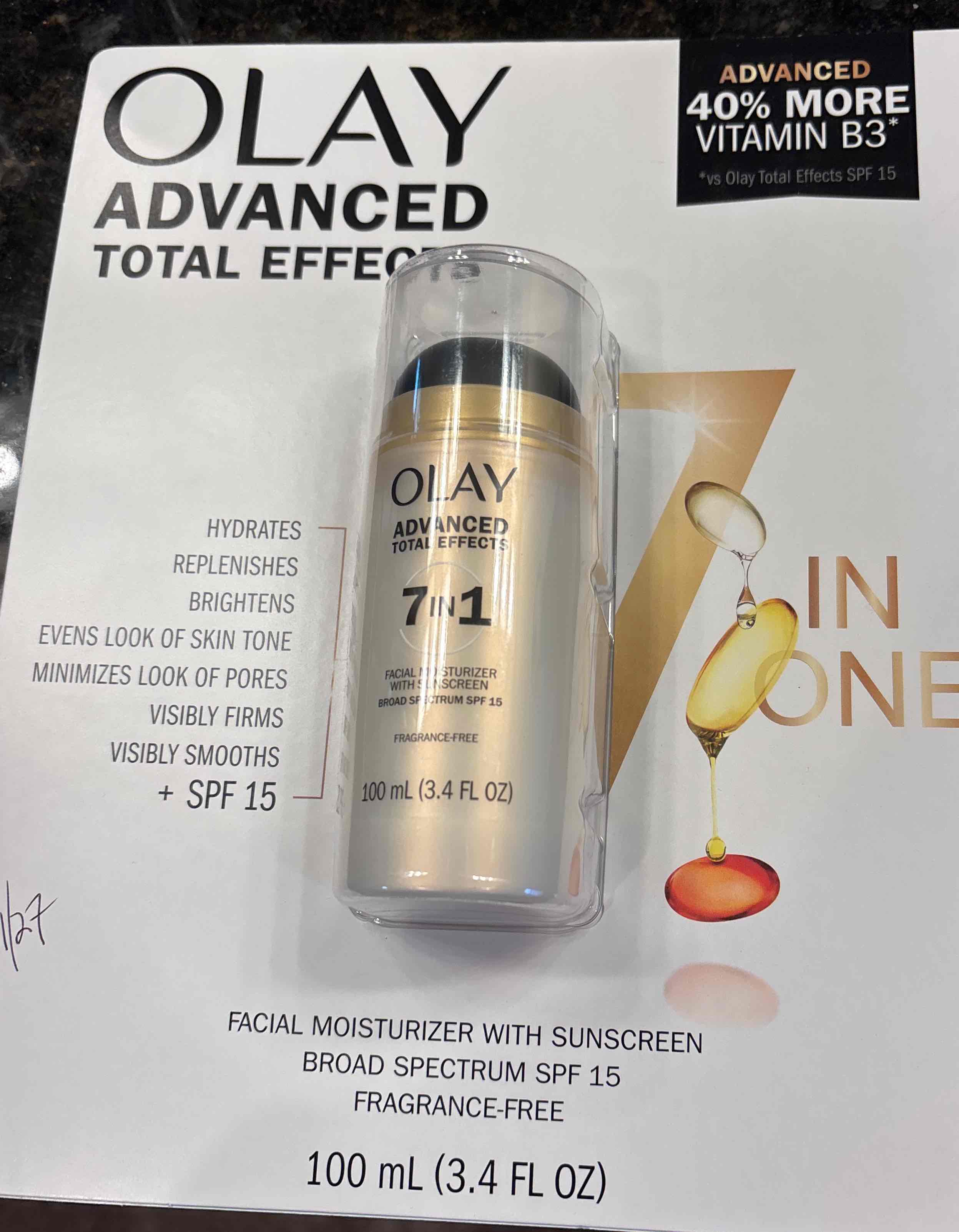 Advanced 7- in-1 moisturizer with sunscreen