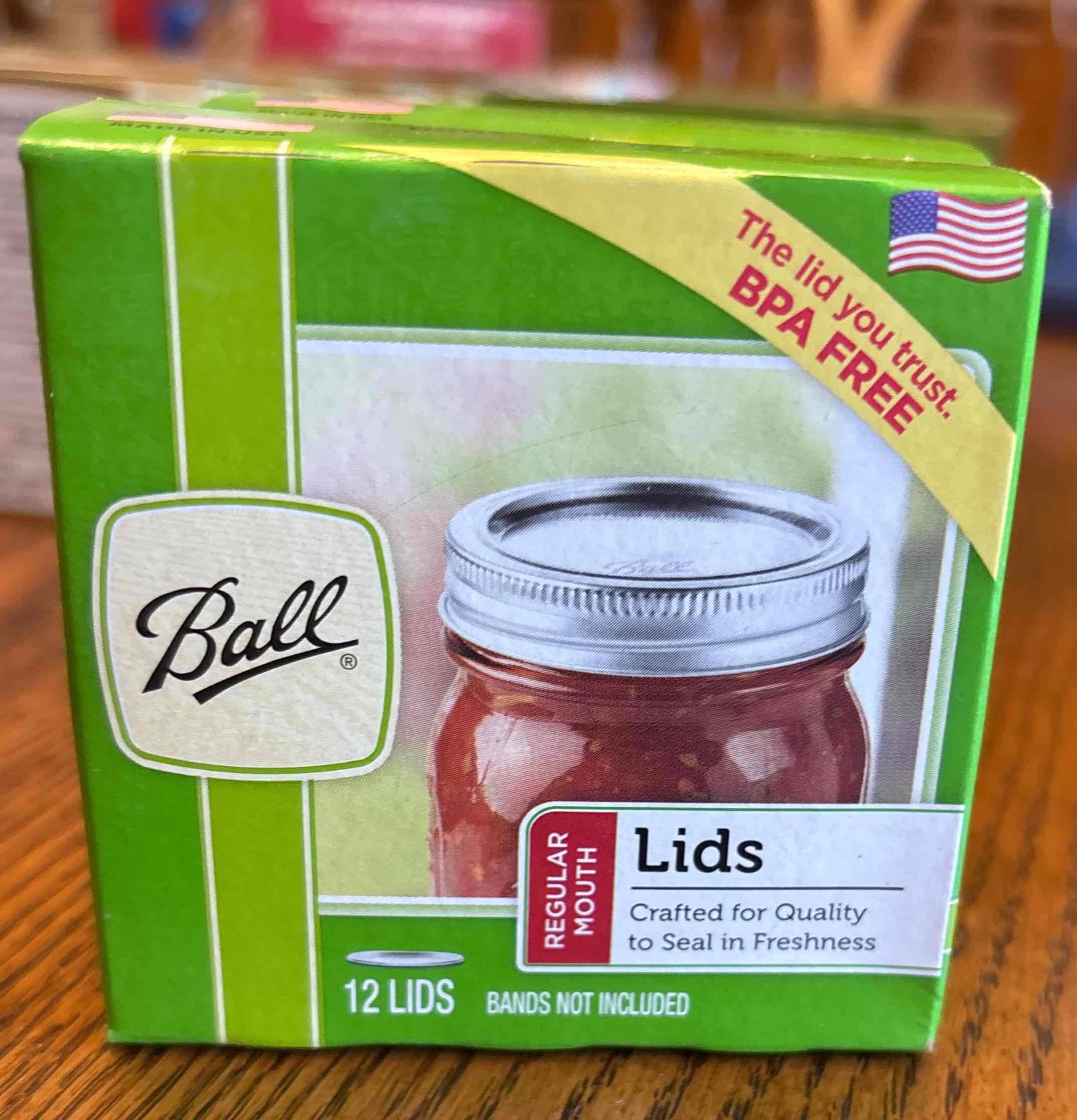 Regular mouth canning lids