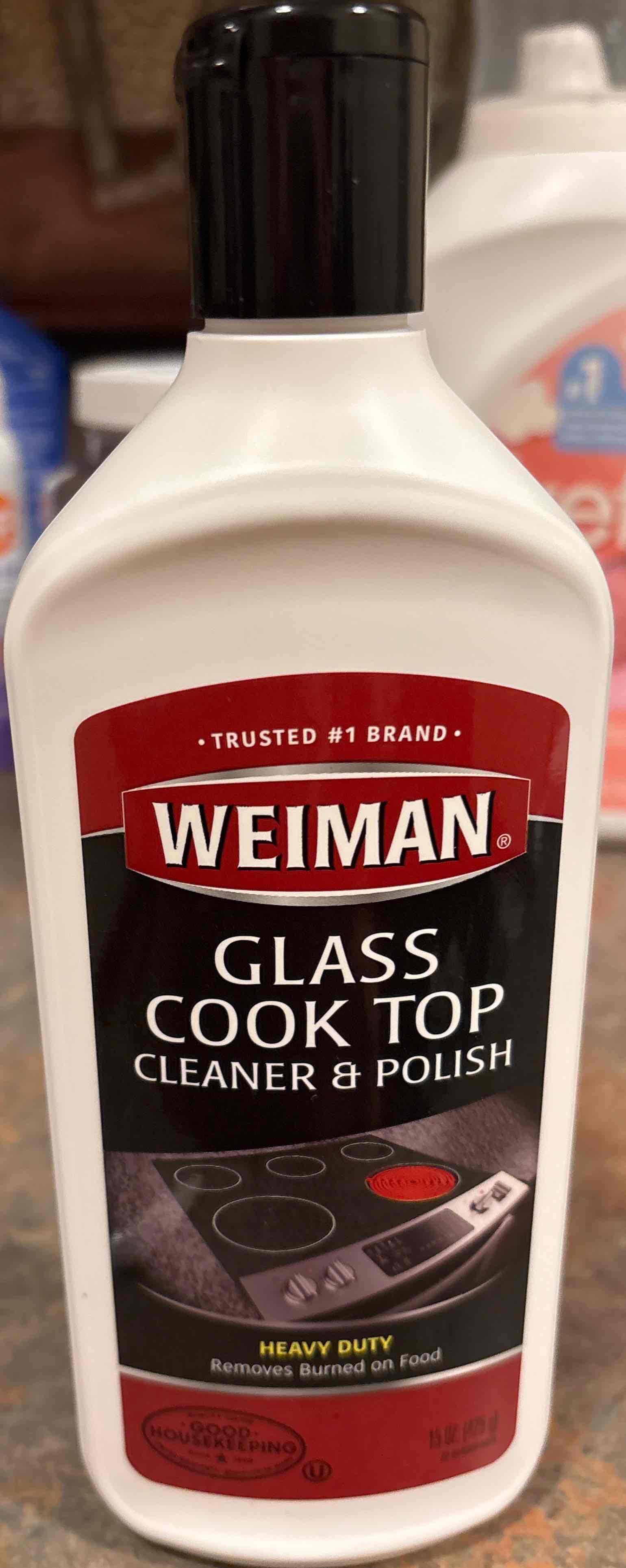 Glass cook top cleaner