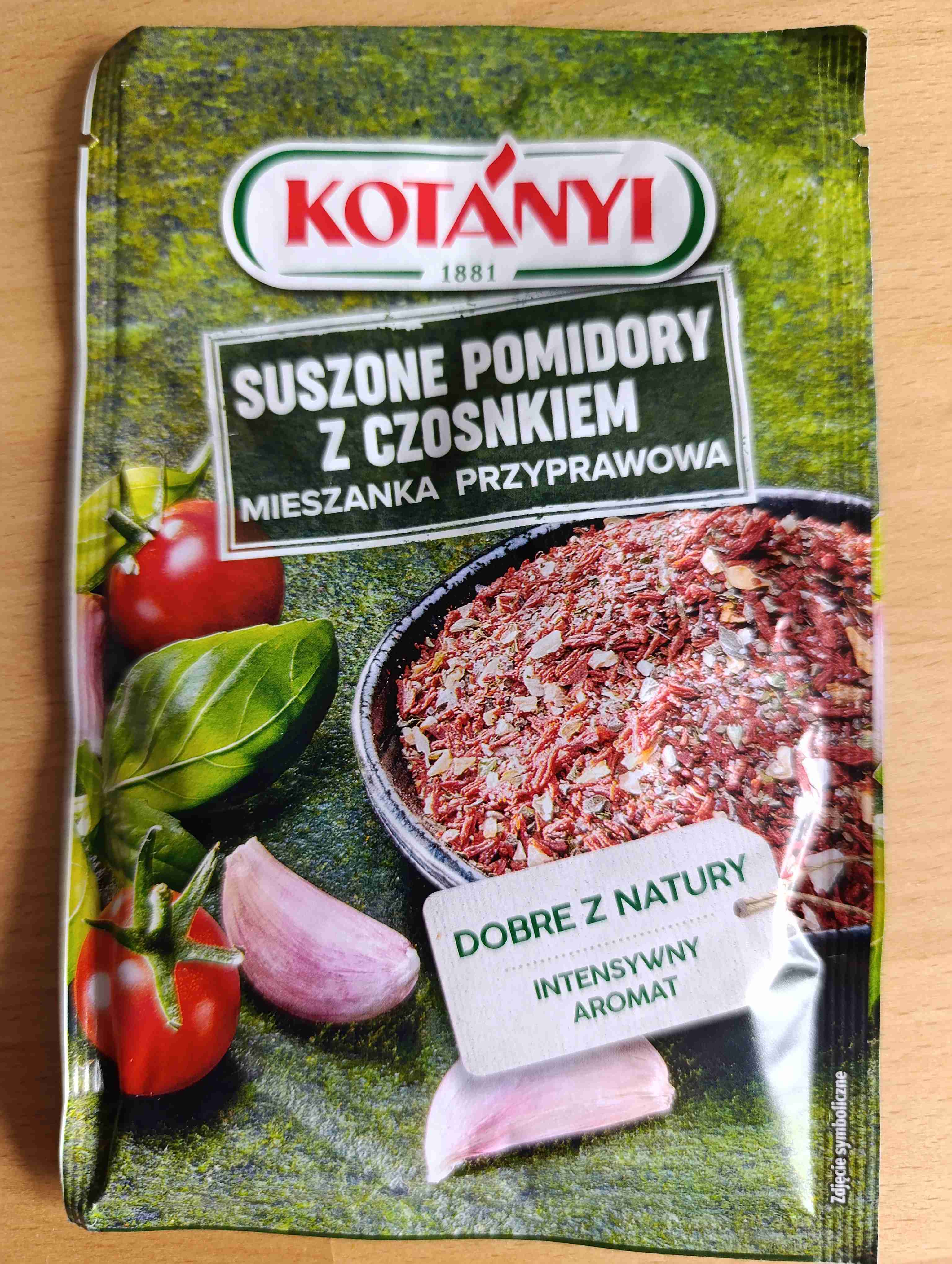 Suszone pomidory z czosnkiem 