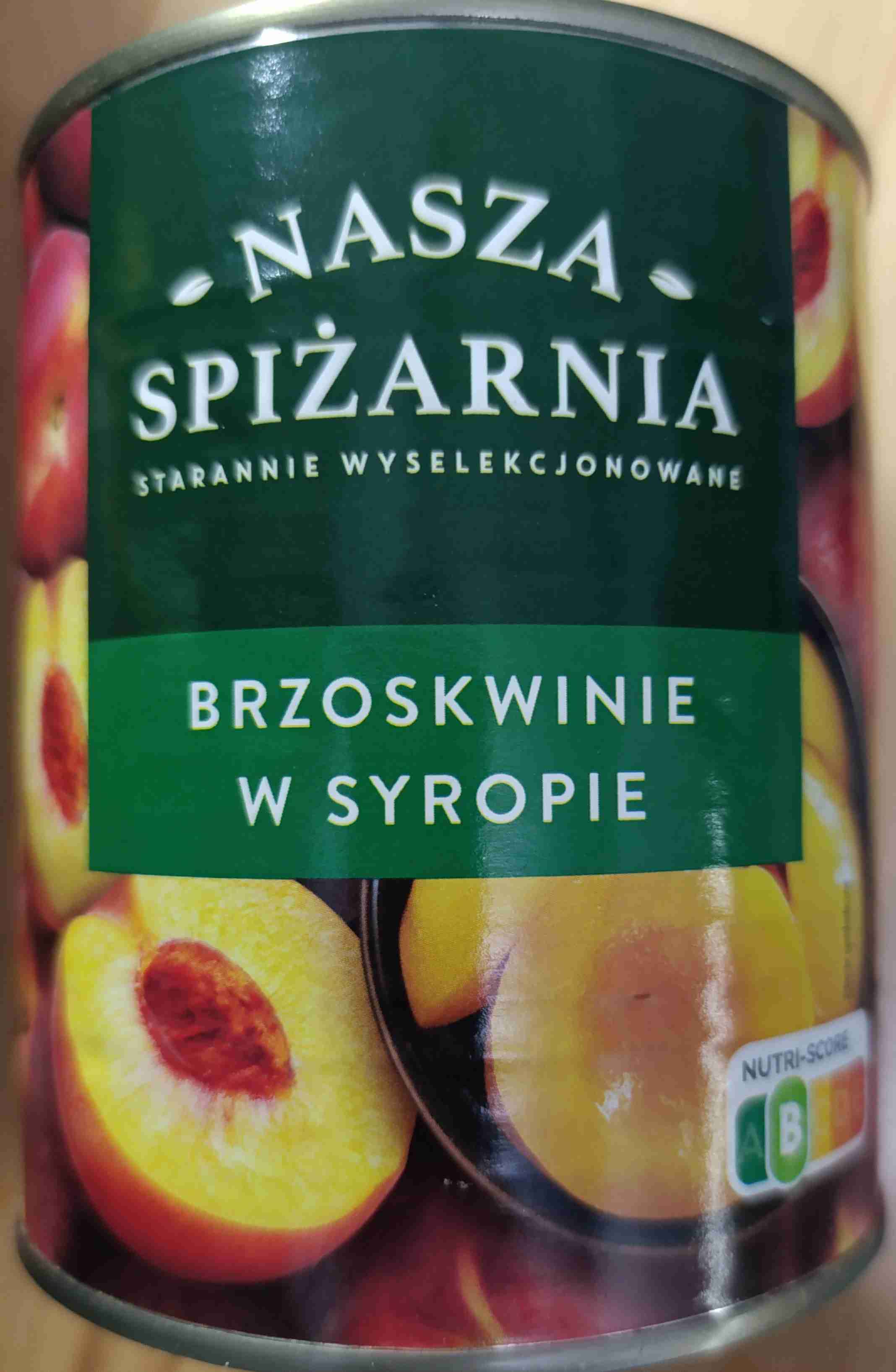 Brzoskwinie w syropie