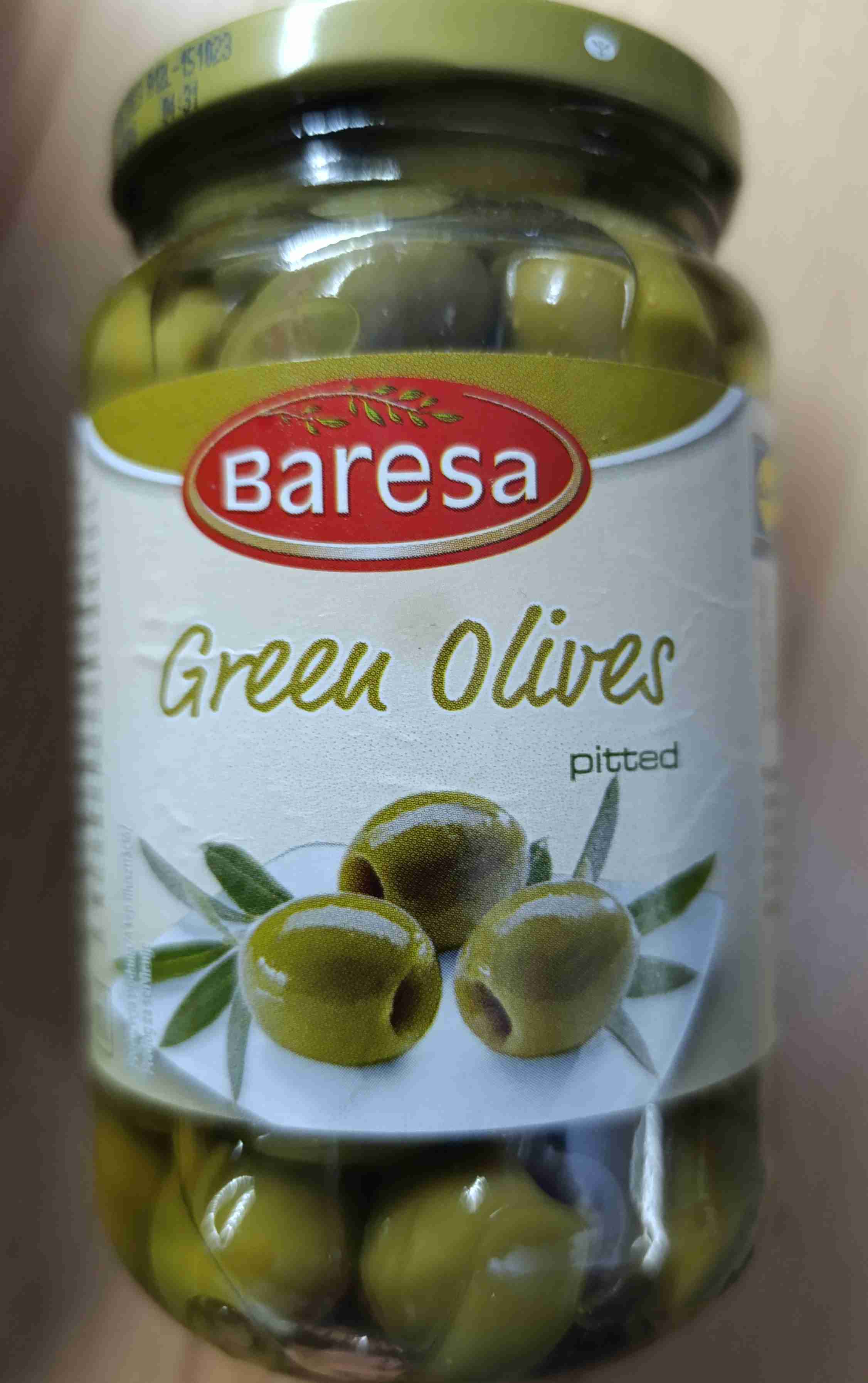 Groene olijven zonder pit