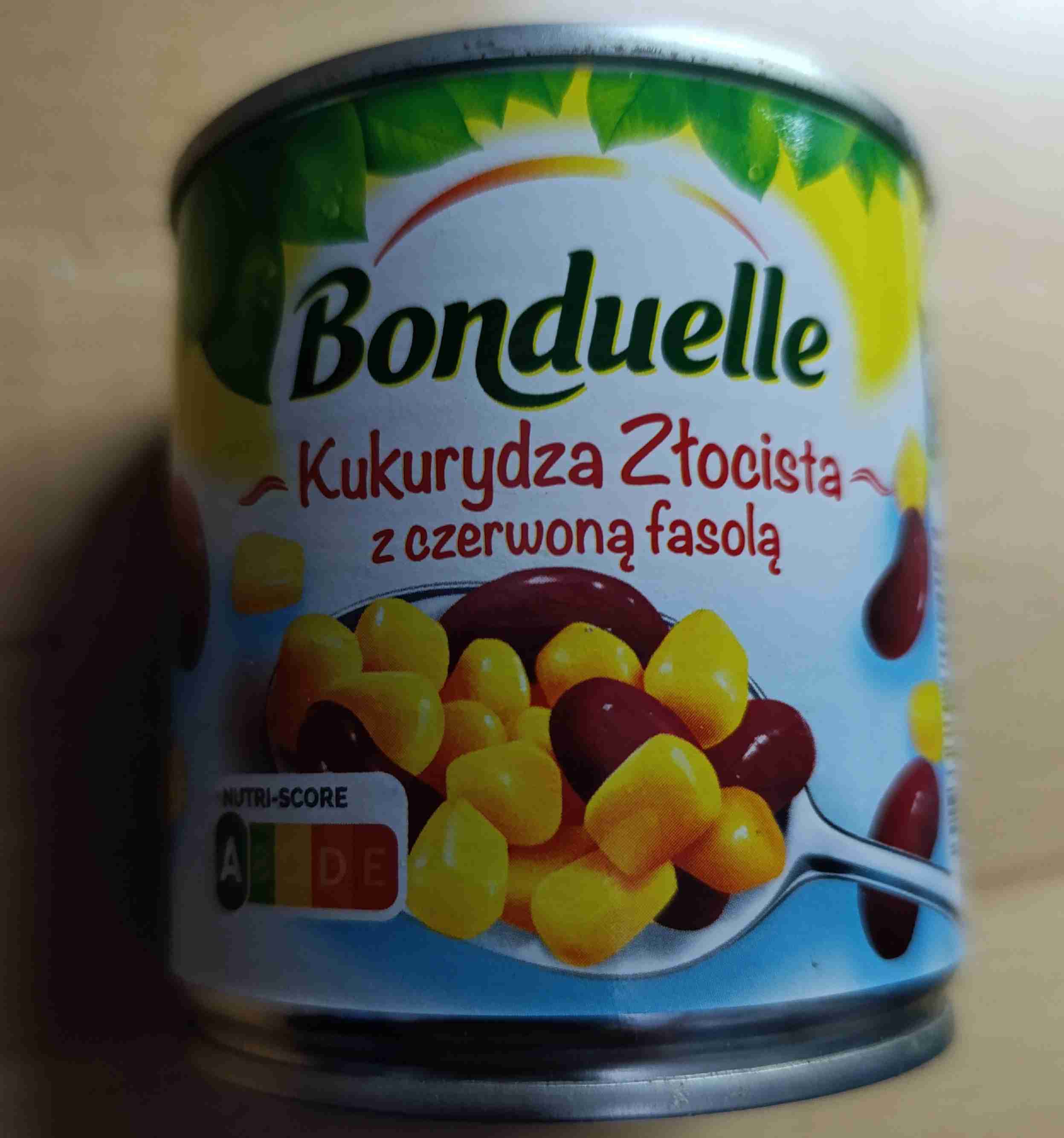 Kukurydza z czerwoną fasolą
