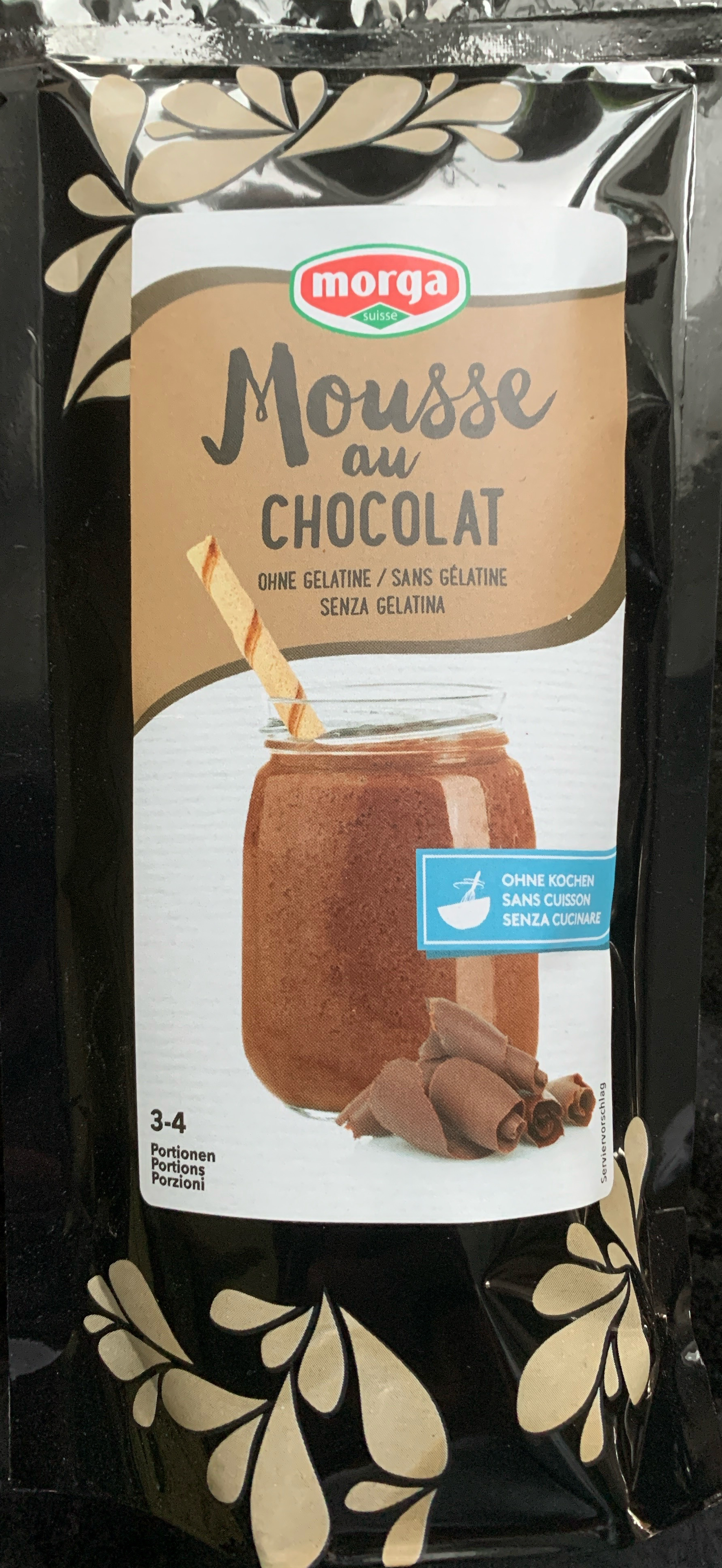 Mousse au chocolat (Pulver ohne Kochen)