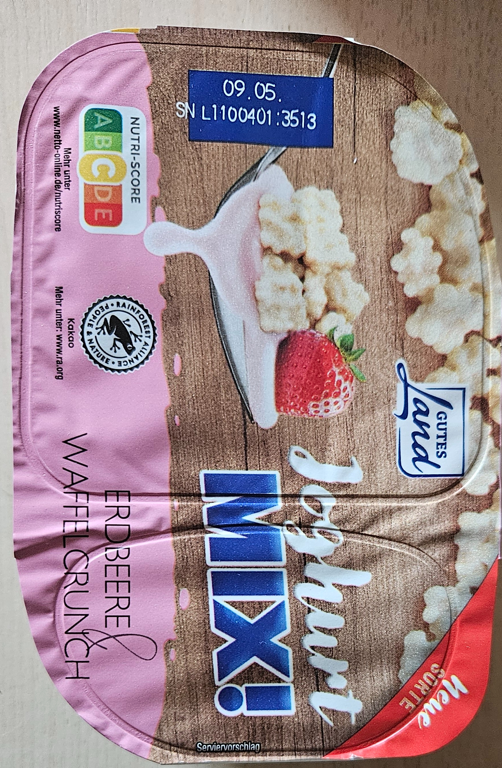 Joghurt Mix Erdbeere Waffelcrunch