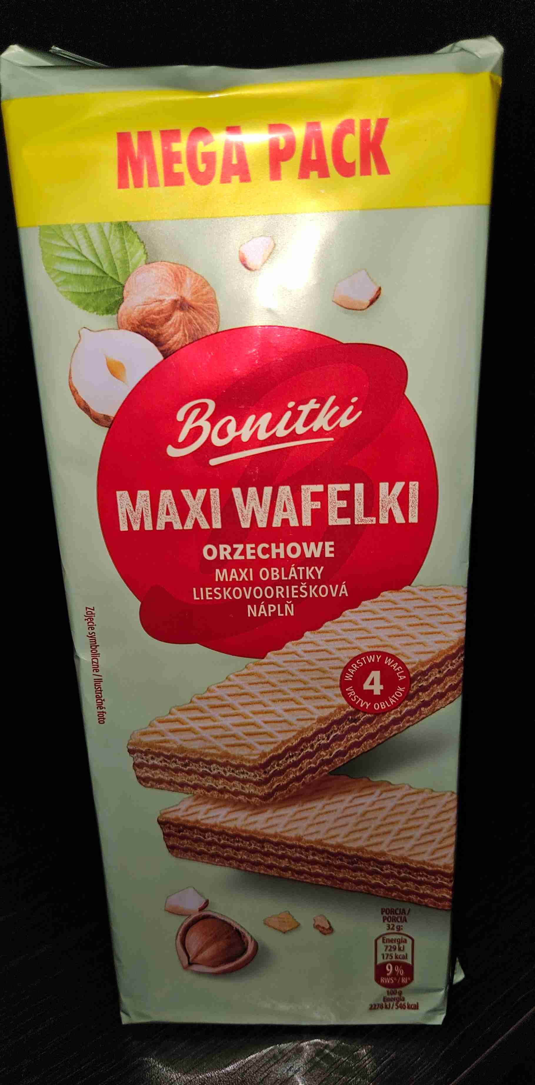 Wafelki orzechowe