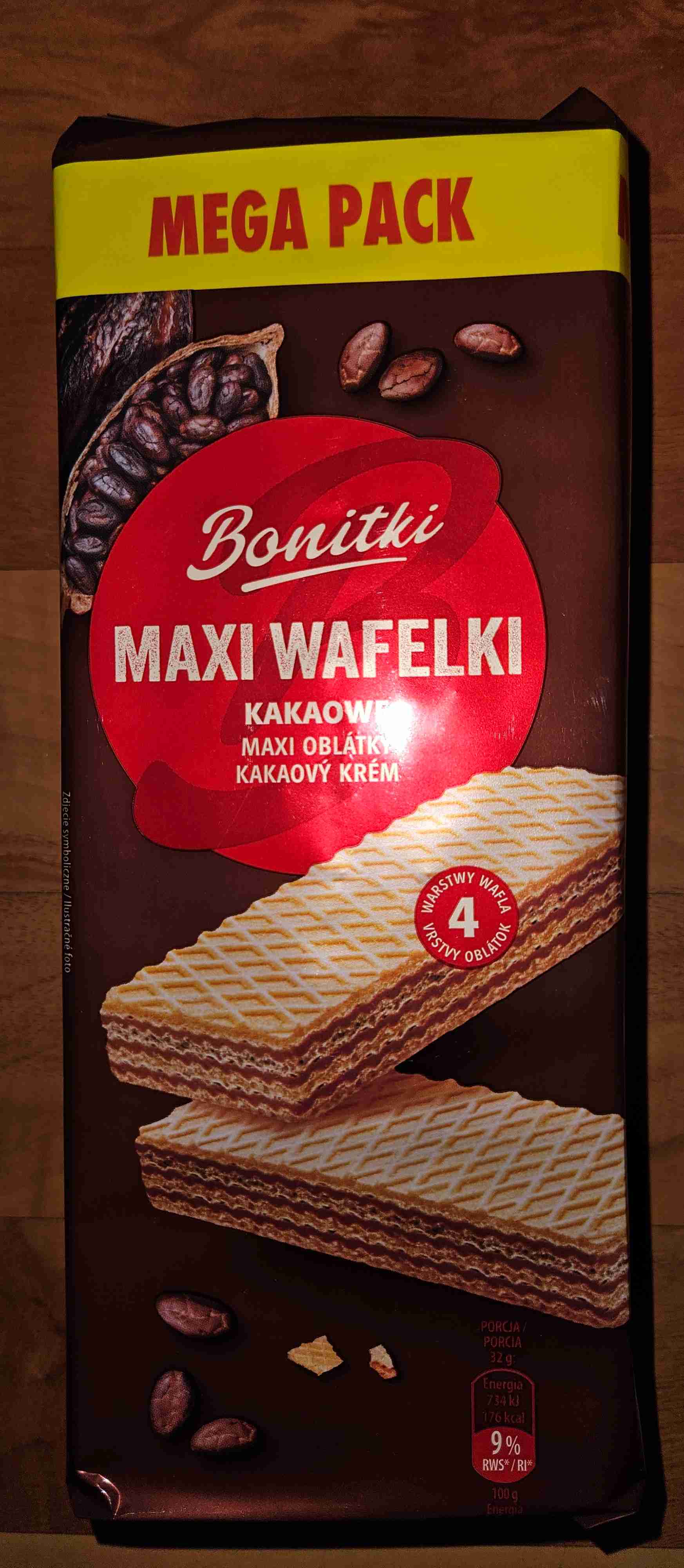 Wafelki czekoladowe