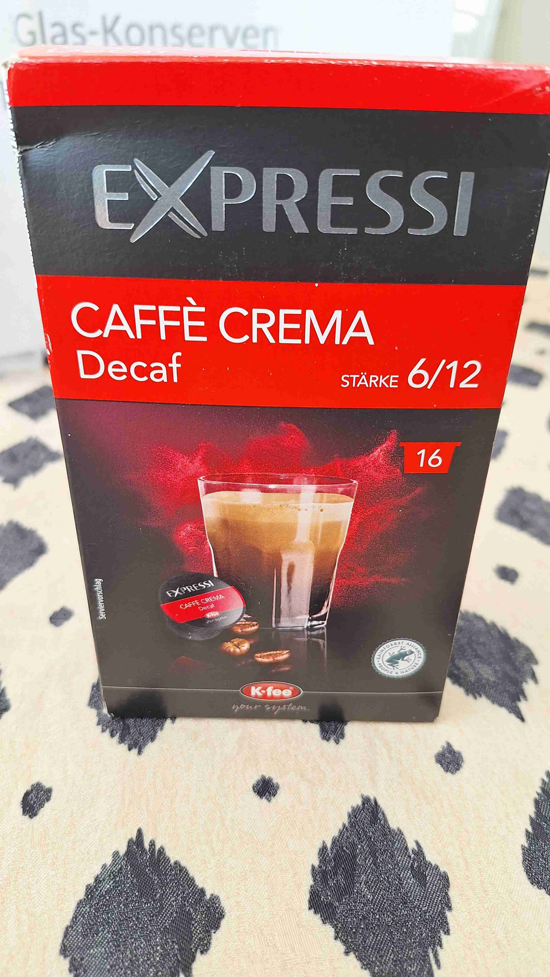 Caffè entkoffeiniert